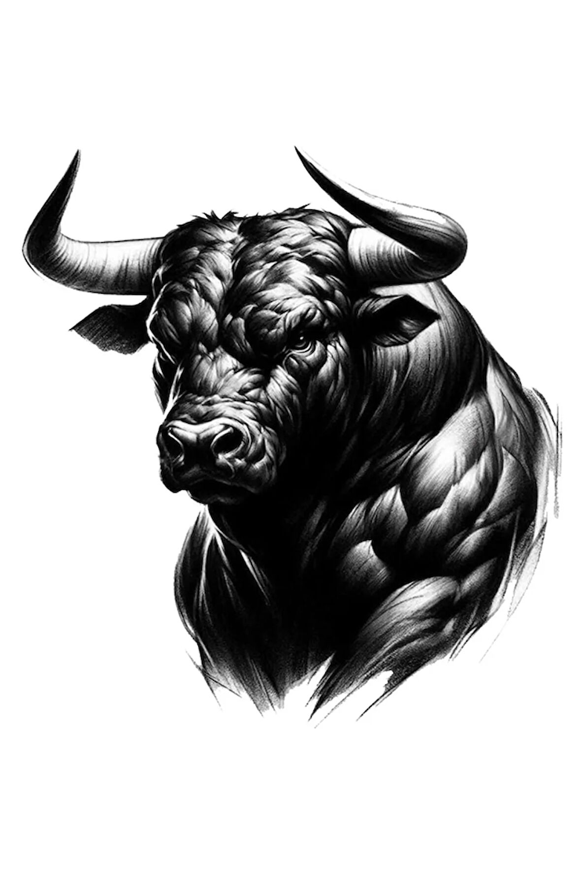 Kara İspanyol Boğa Sticker Araba, Motorsiklet, AraçEtiket Cam Sticker 19CM