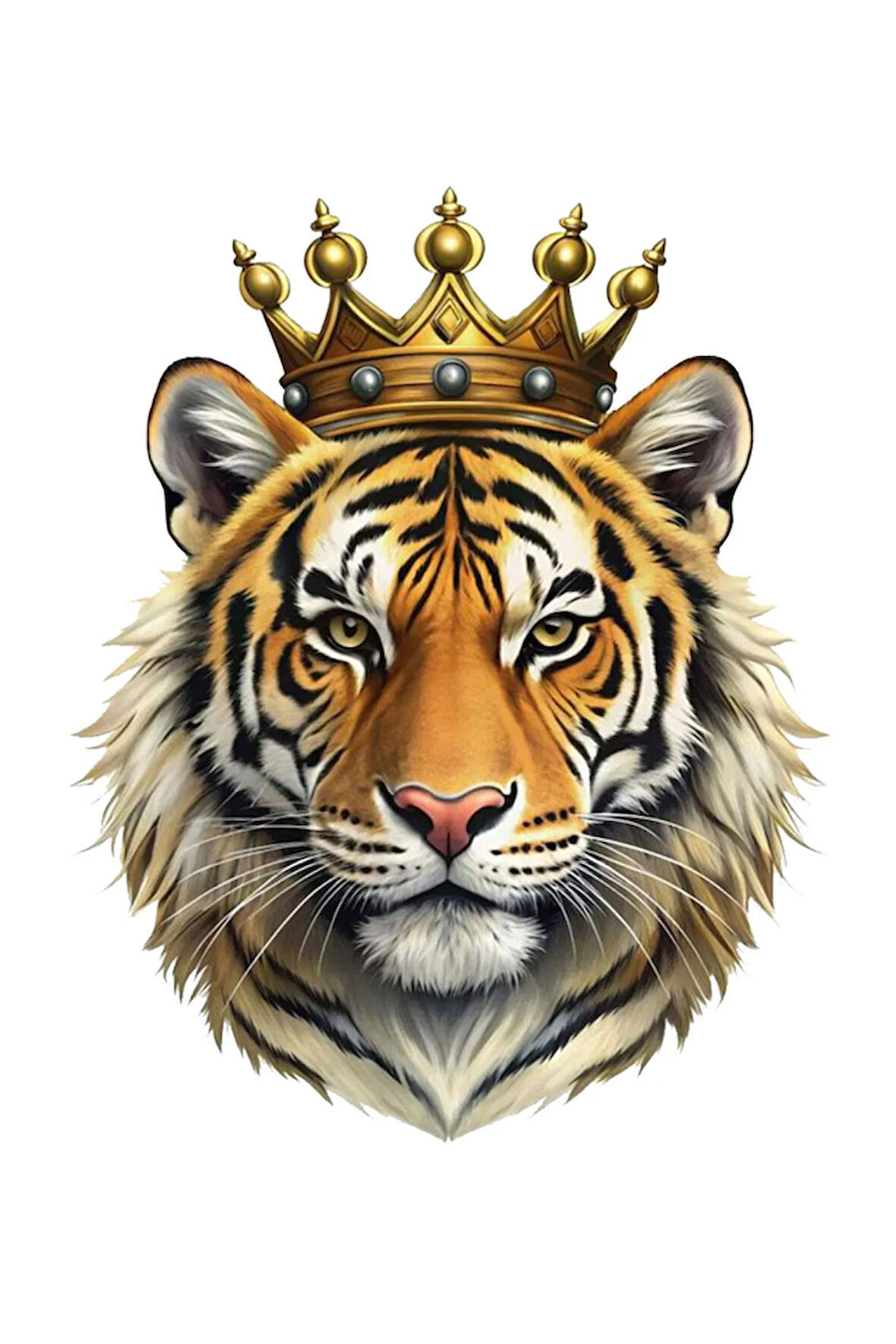 Kral Kaplan Sticker Araba, Motorsiklet, AraçEtiket Cam Sticker 19CM