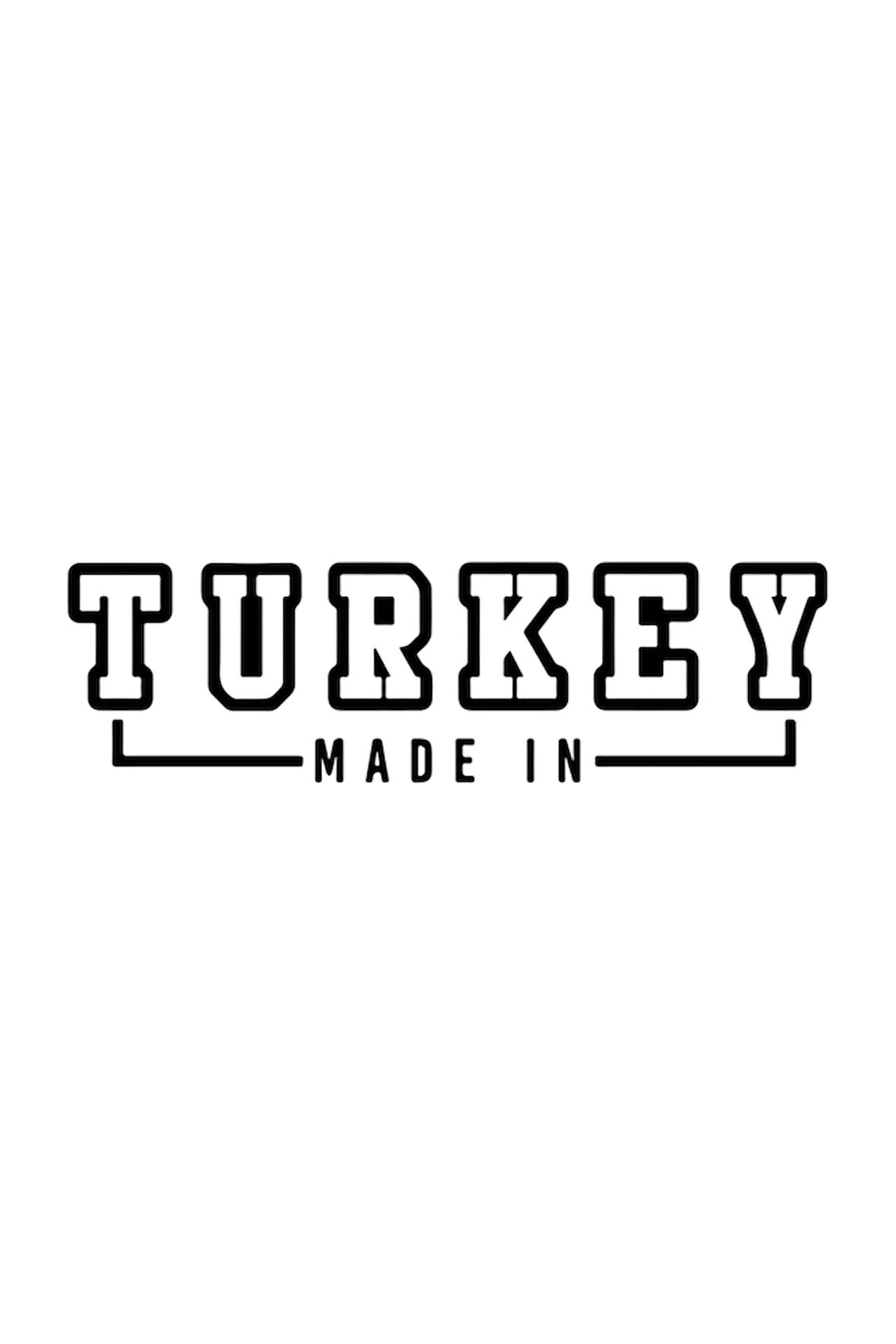 Made In Turkey Oto Sticker, Cam Sticker 15x5 Cm Siyah Renk