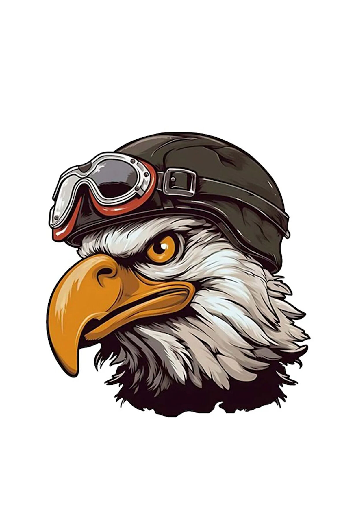 Pilot Kartal sticker Araba, Motorsiklet, AraçEtiket Cam Sticker 19CM