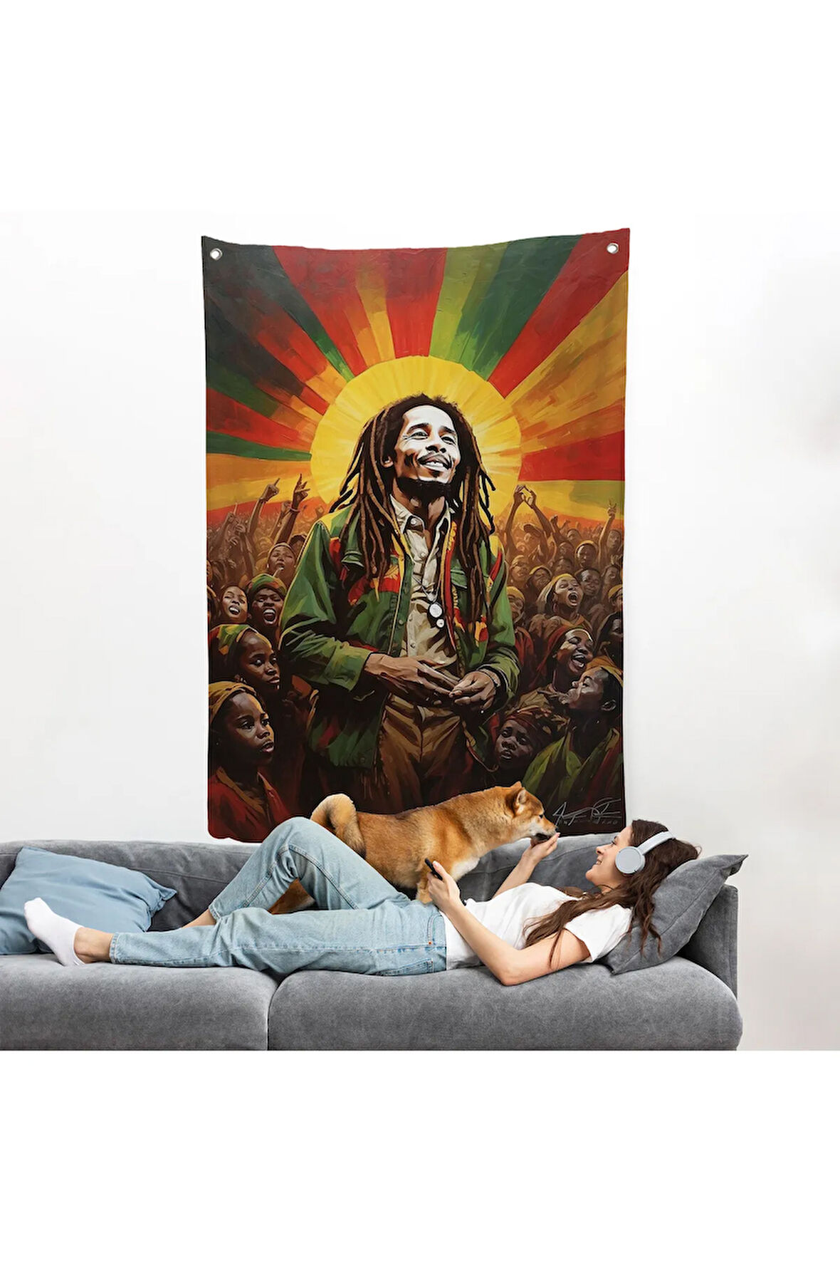 Bob Marley Duvar Örtüsü-7744