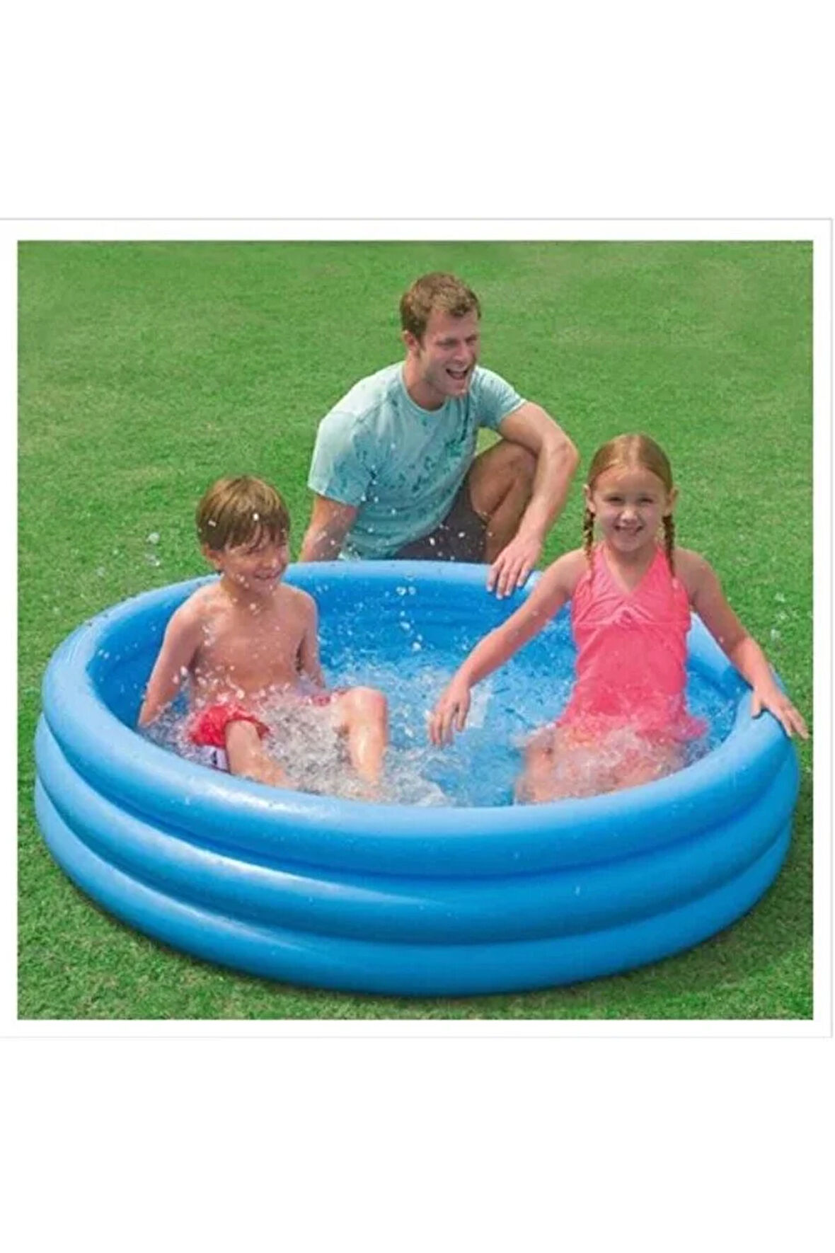 Kristal Mavi Çocuk Havuzu 147x33 Cm
