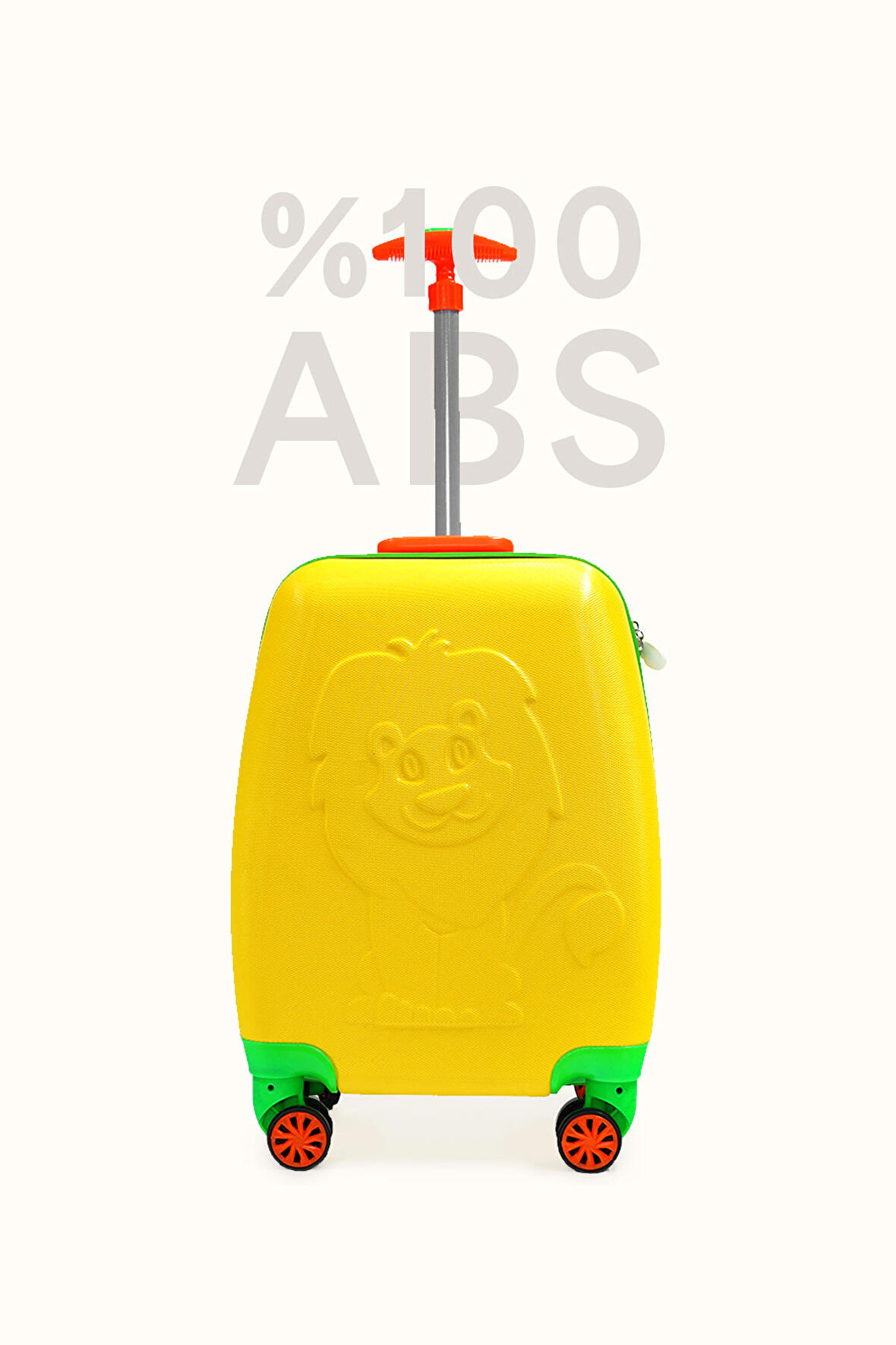 Wexta WX-413 Sarı Aslan Çocuk Valizi