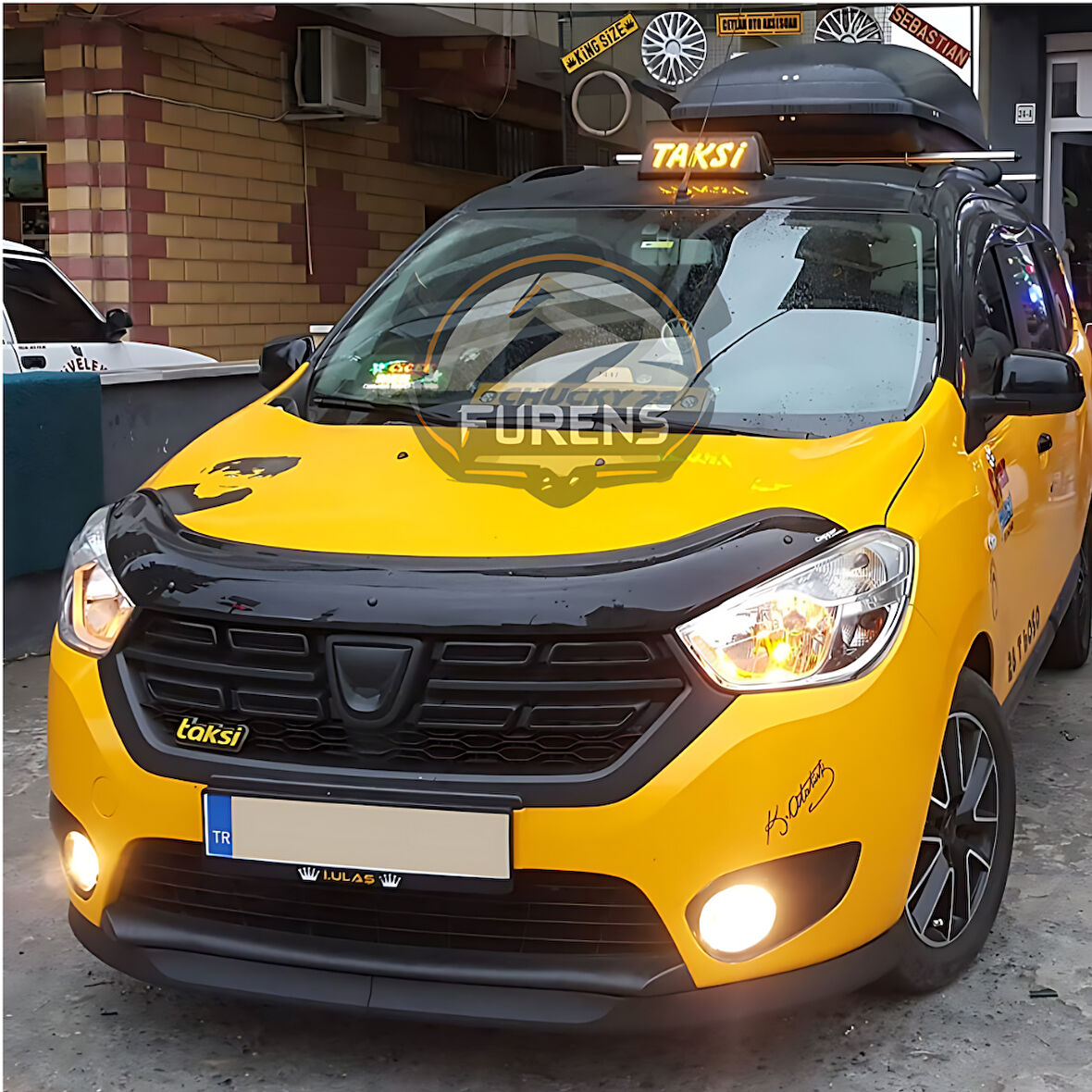 Dacia Lodgy 2012-2019 Uyumlu H lip Esnek Ön Lip 2 Parça Karlık Ön Ek Tampon Altı Dil