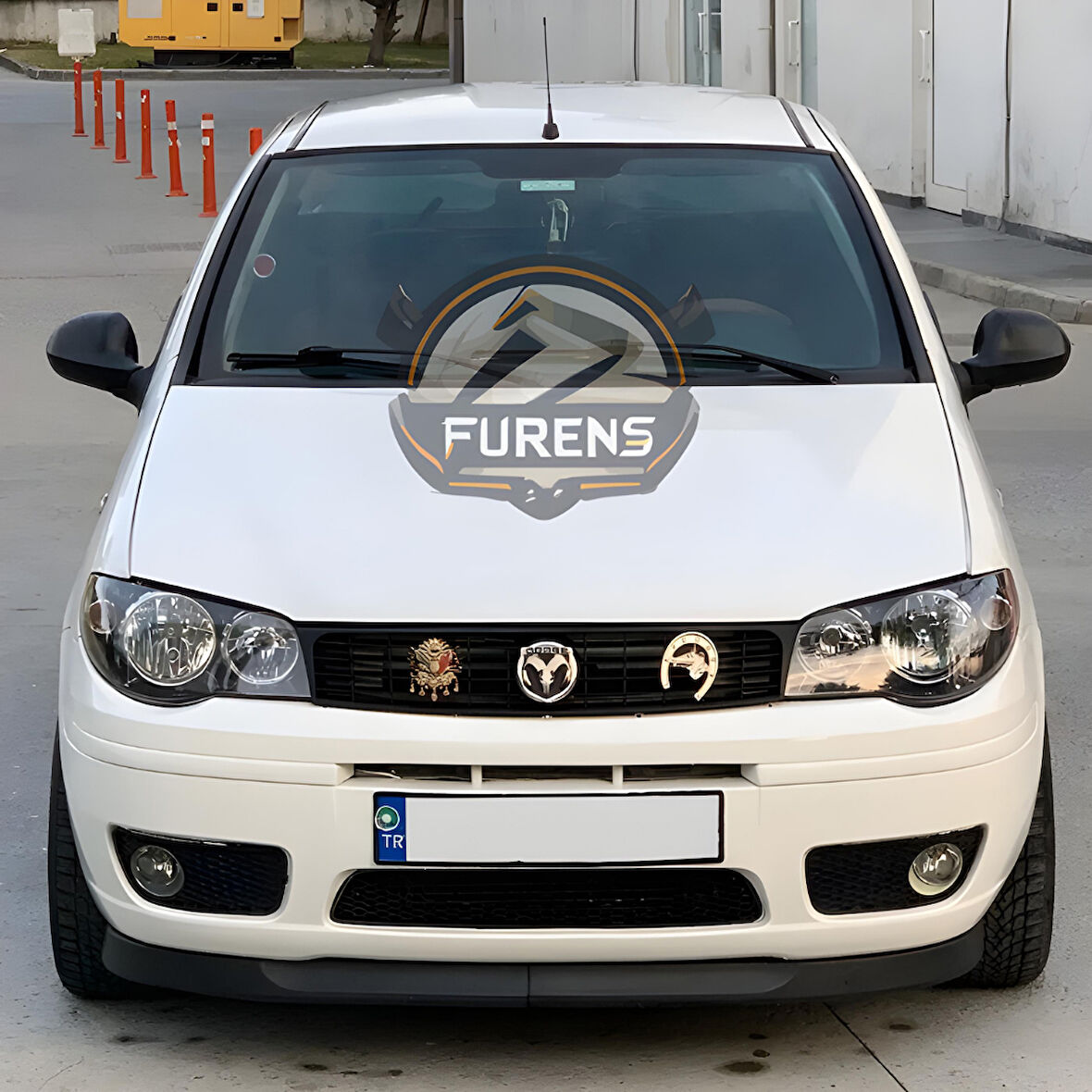 Fiat Albea 2002-2013 Uyumlu H lip Esnek Ön Lip 2 Parça Karlık Ön Ek Tampon Altı Dil