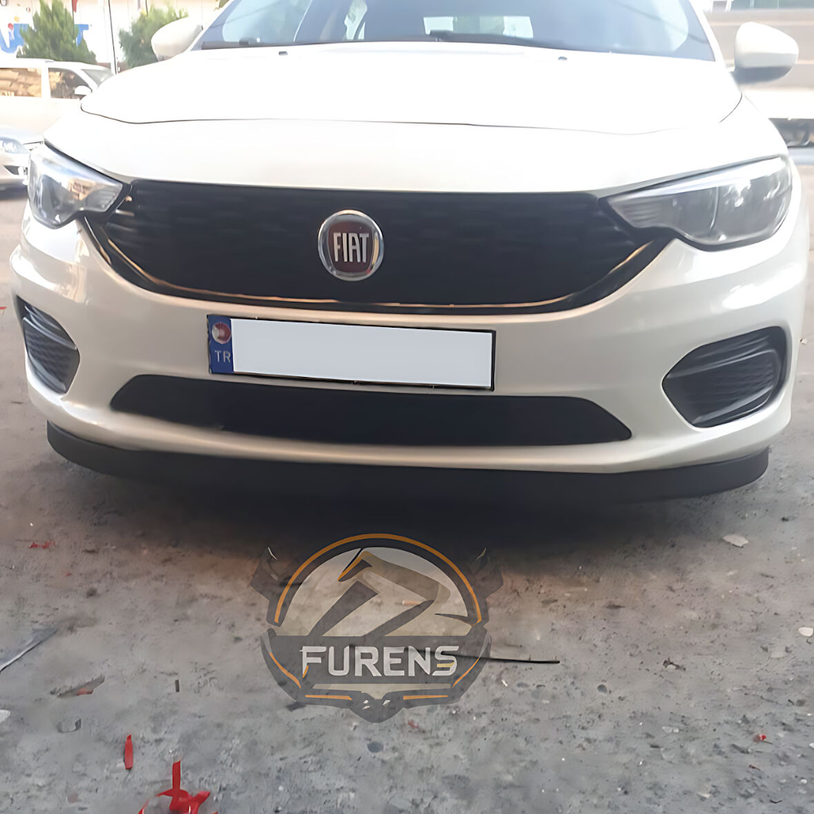 Fiat Egea 2015-2023 Uyumlu H lip Esnek Ön Lip 2 Parça Karlık Ön Ek Tampon Altı Dil