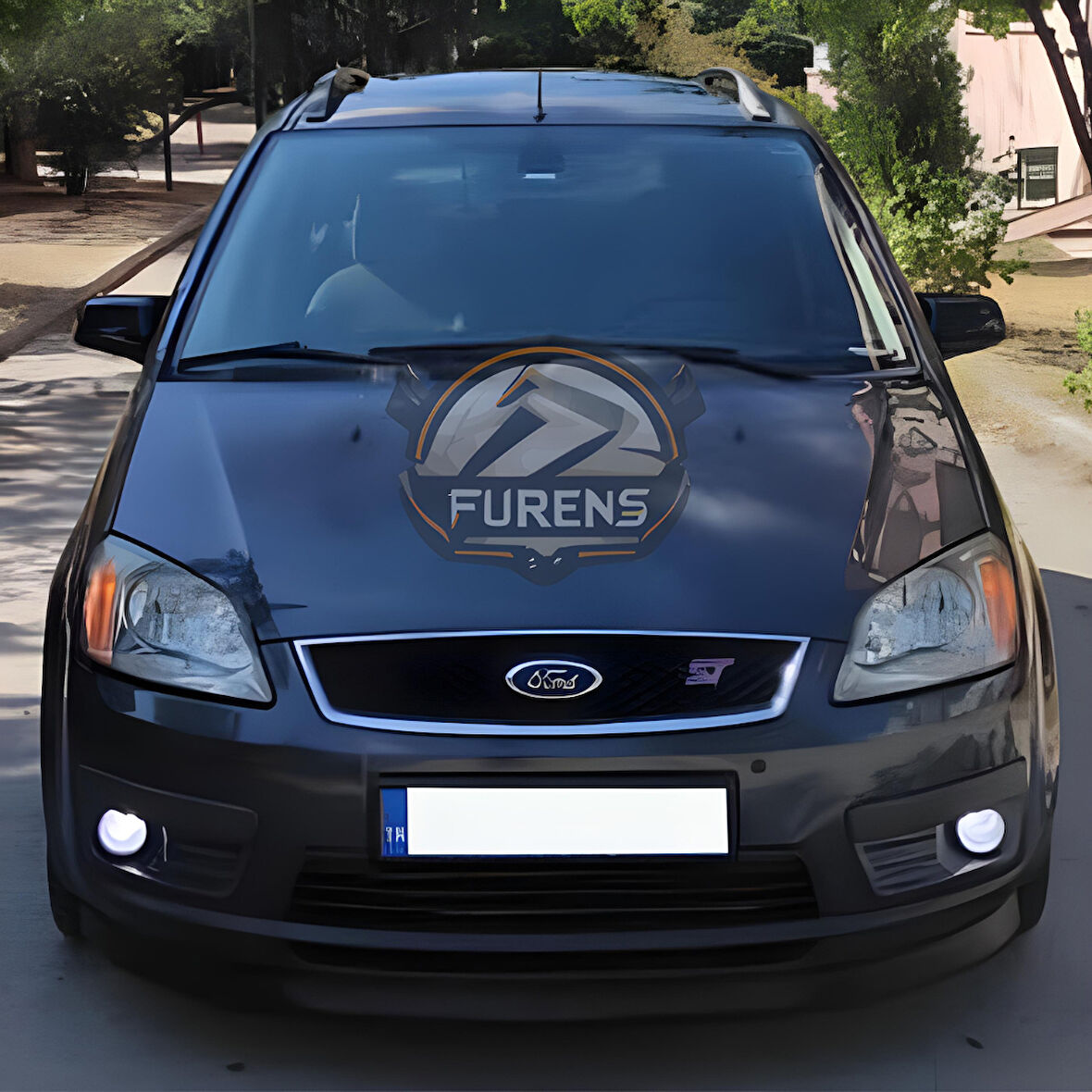 Ford C-Max 2003-2010 Uyumlu H lip Esnek Ön Lip 2 Parça Karlık Ön Ek Tampon Altı Dil