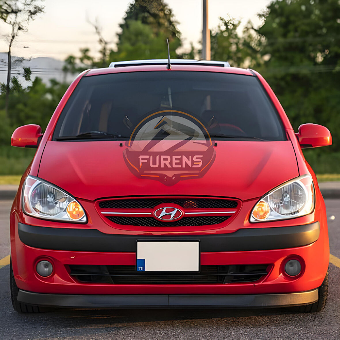 Hyundai Getz 2001-2011 Uyumlu H lip Esnek Ön Lip 2 Parça Karlık Ön Ek Tampon Altı Dil