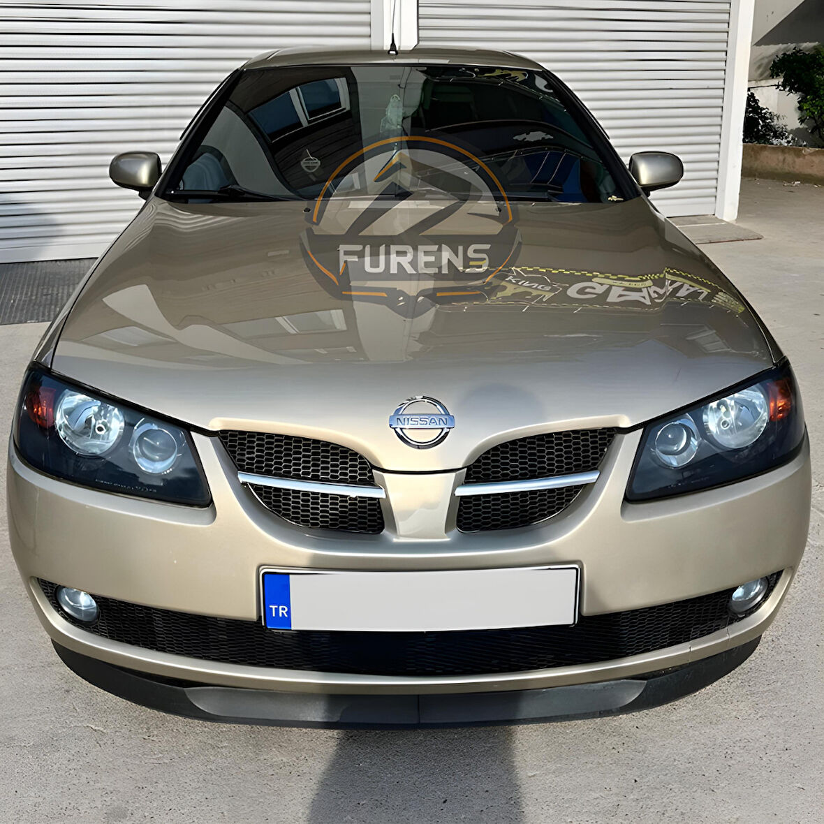 Nissan Almera 2000-2008 Uyumlu H lip Esnek Ön Lip 2 Parça Karlık Ön Ek Tampon Altı Dil