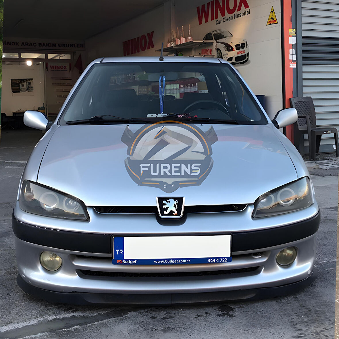 Peugeot 106 1991-2004 Uyumlu H lip Esnek Ön Lip 2 Parça Karlık Ön Ek Tampon Altı Dil