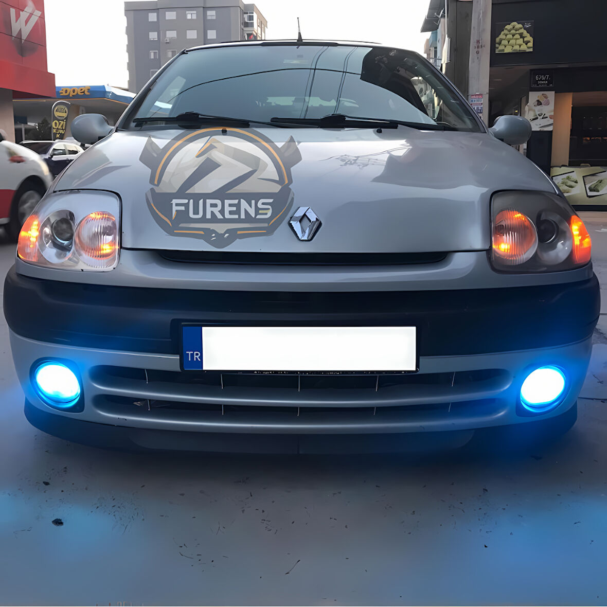 Renault Clio Symbol Hb Sedan 1998-2002 Uyumlu H lip Esnek Ön Lip 2 Parça Karlık Ön Ek Tampon Altı Dil