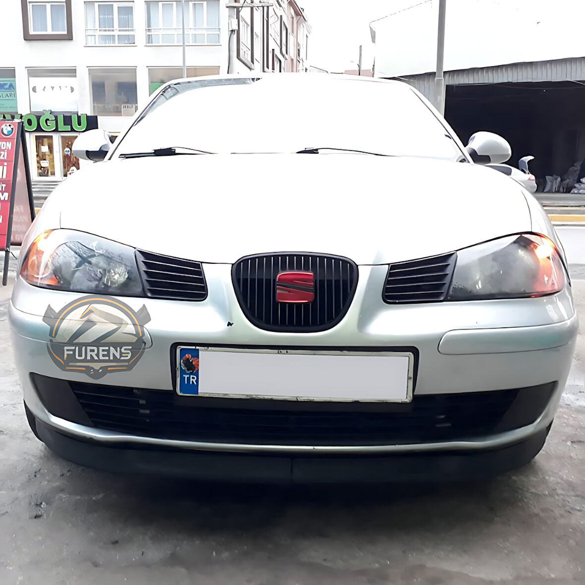 Seat Cordoba 2000-2009 Uyumlu H lip Esnek Ön Lip 2 Parça Karlık Ön Ek Tampon Altı Dil