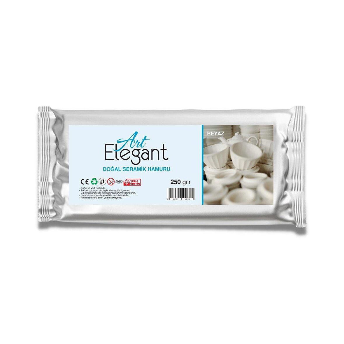 Art Elegant Seramik Hamuru 250gr Beyaz