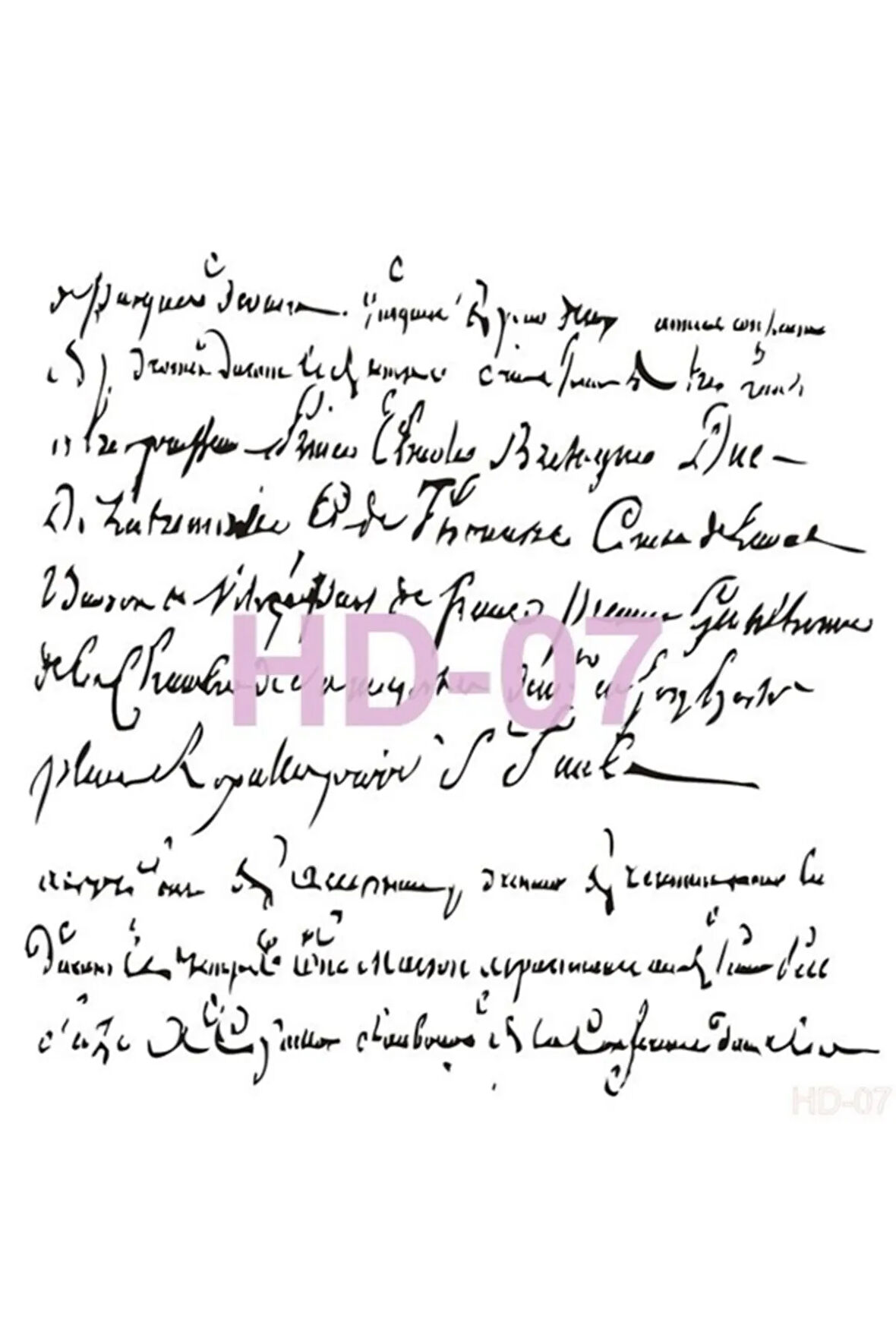 Hd007 Home Dekor Stencil 45x45