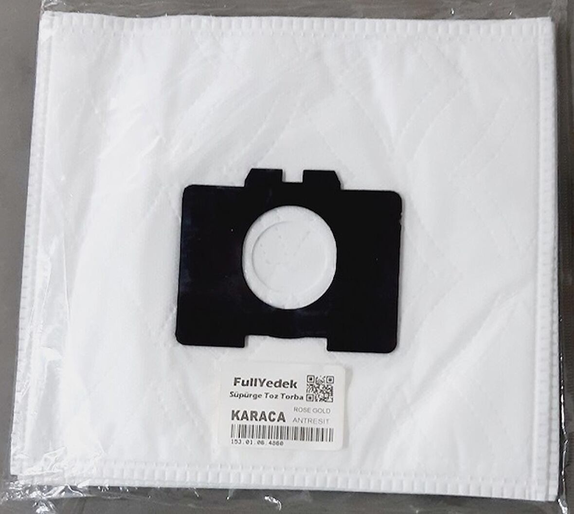 Karaca Toz Torbası RoseGold Antrasit Süpürge Torba 5 Adet