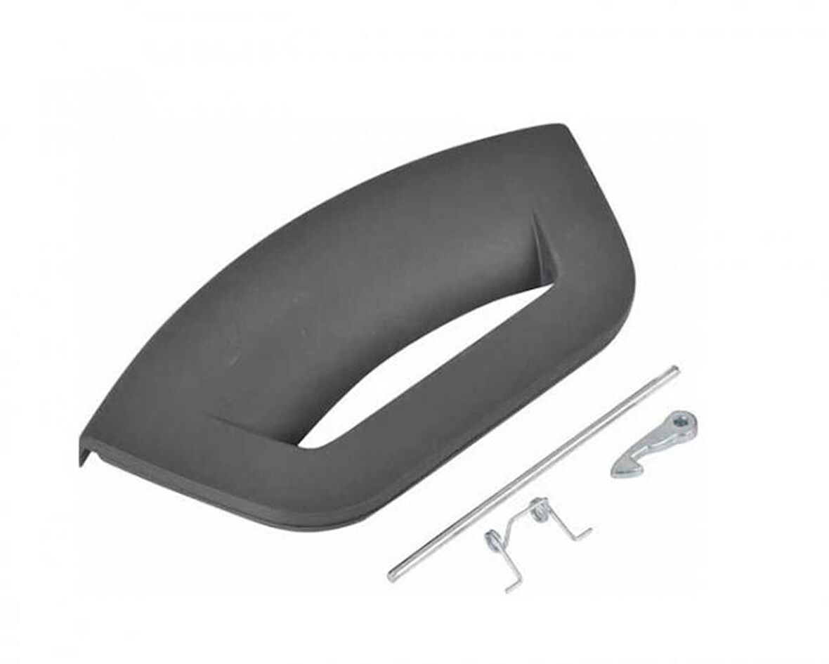  Ariston Wmef 722BCUK Kapak Mandal Hotpoint Çamaşır Makinesi Kapı Mandalı Tutamak Koyu  GRİ