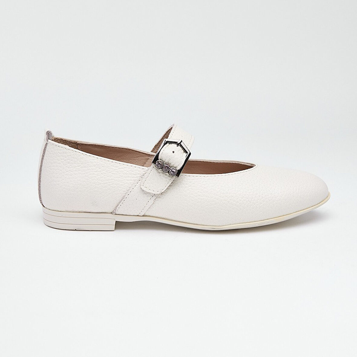 Hakiki Deri Bilekten Bantlı Kadın Babet