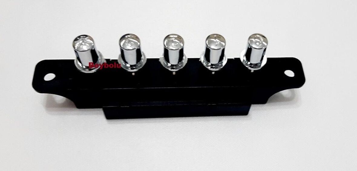 White Daisy Aspiratör Tuş Takımı Davlumbaz 5 Li Şartel Düğmeleri