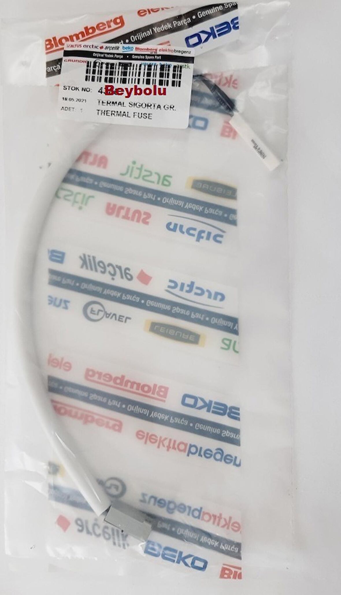 Arçelik Termal Sensör T72 Orjinal No Frost Buzdolabı ısı Sigorta Sensörü