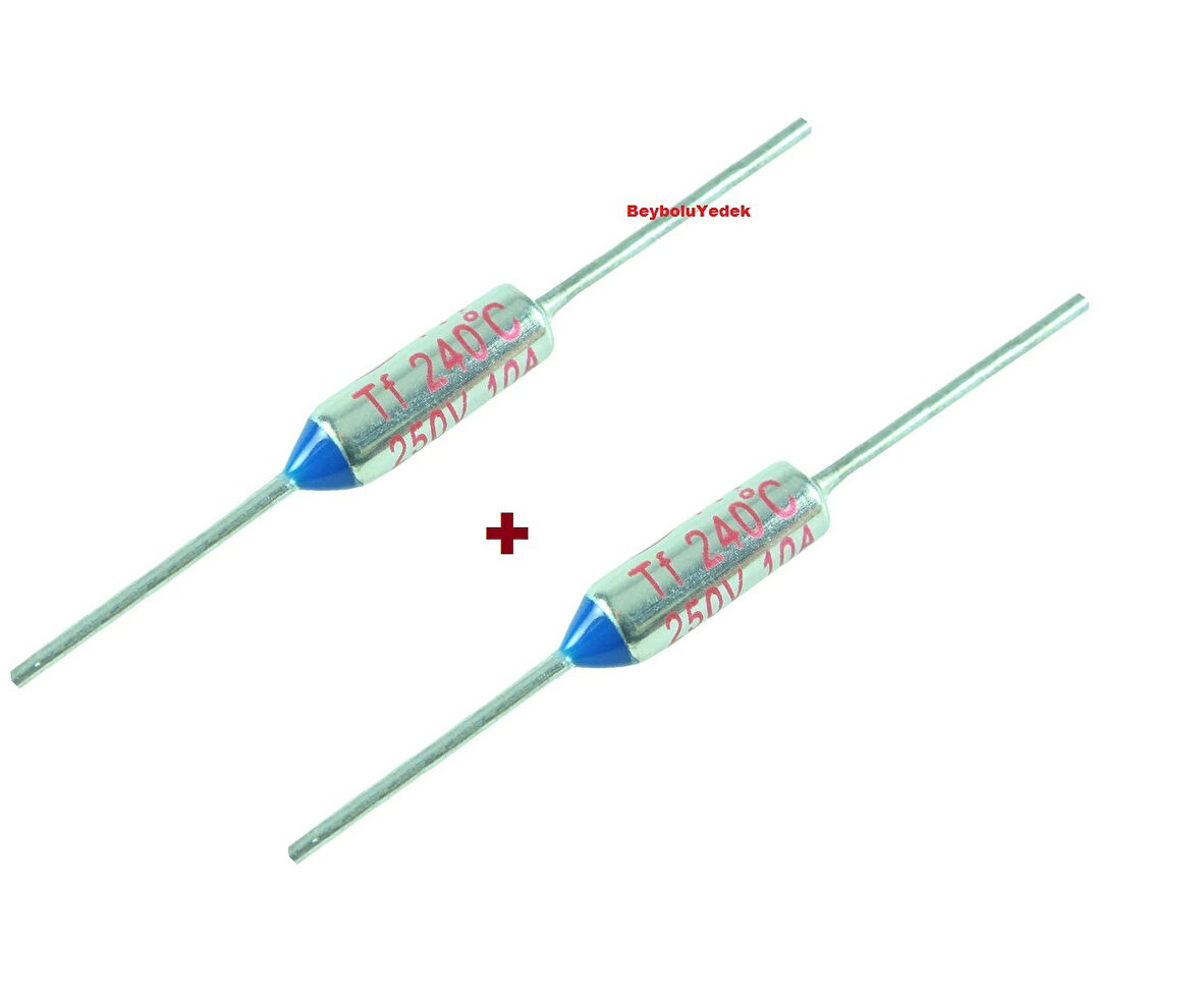 Vestel Tost Makinesi ısı Limit Sigortası 2 ADET 240 Derece Kesici Termik Diyot Sigorta 240°C