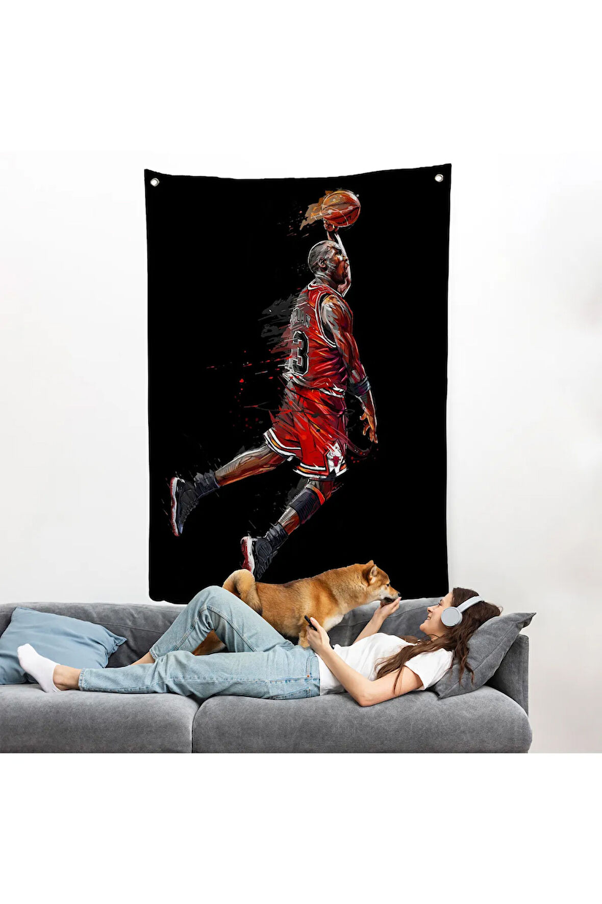 Michael Jordan Duvar Örtüsü-7766