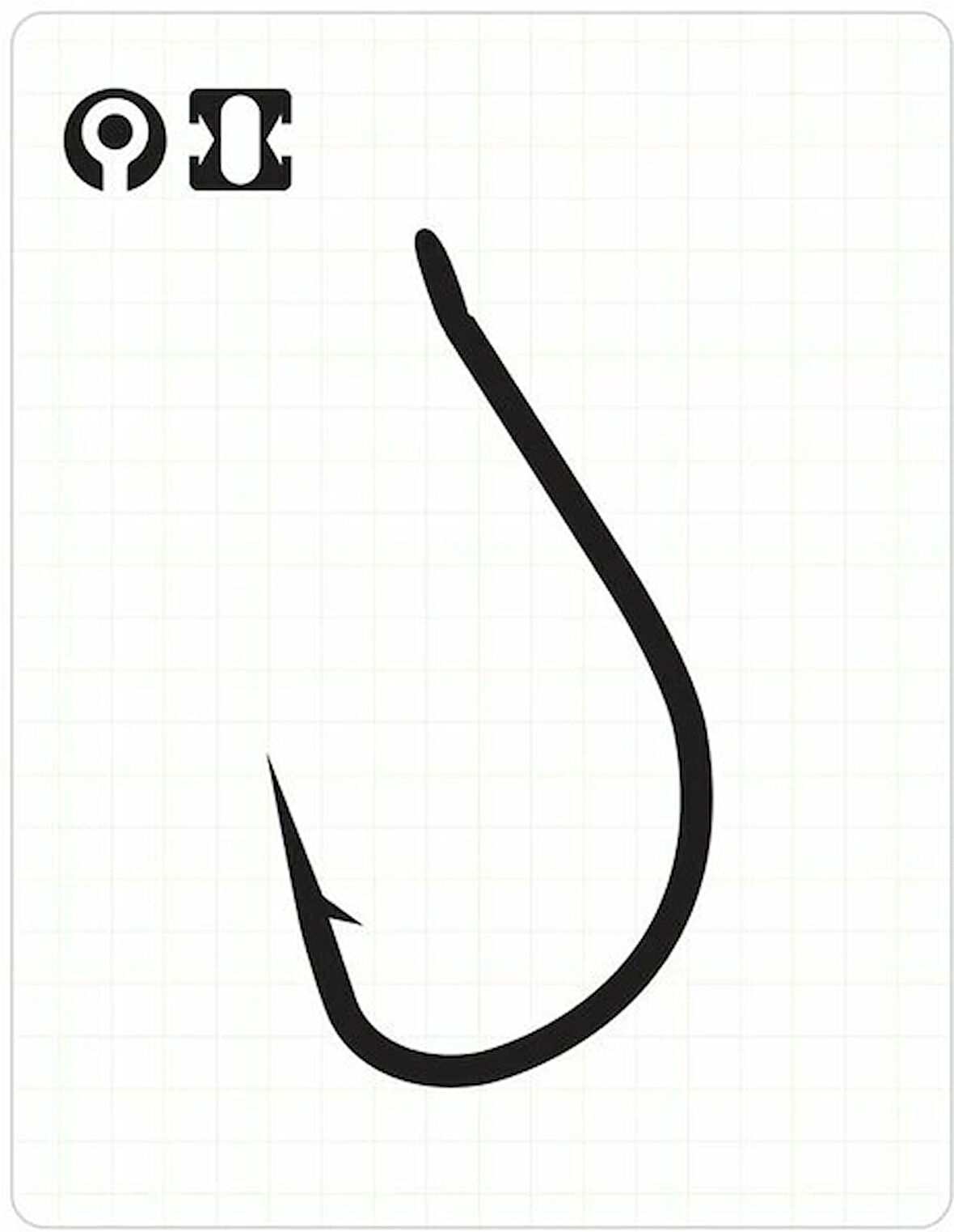 Fudo 3107 UMI TANAGO W/RING No:12 14 lü TEFLON Olta İğnesi