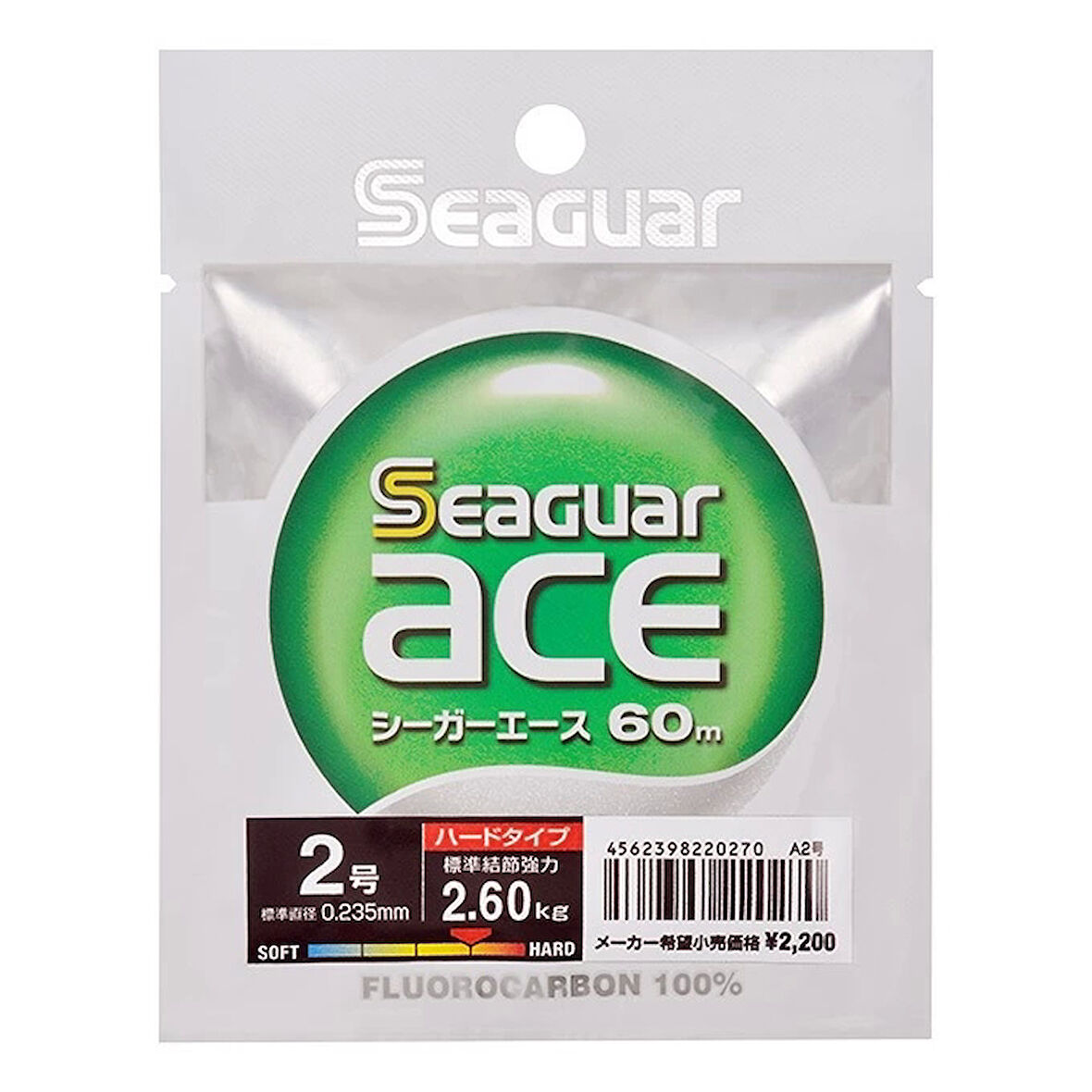 Seaguar Ace 60mt 0,117mm %100 Fluoro Carbon Misina