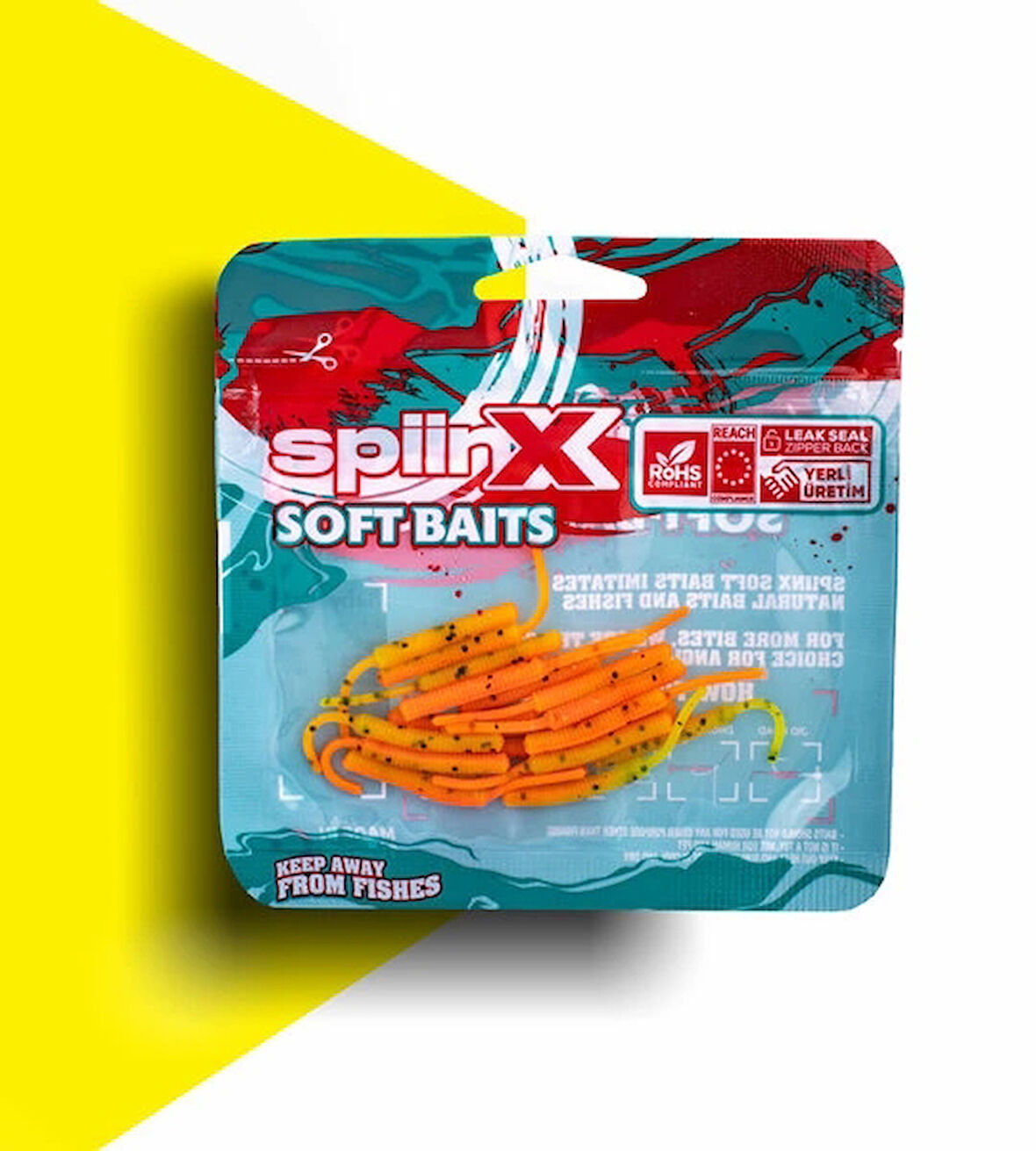 SPIINX BABY FISH SİLİKON 4.5CM 18P Renk: Fire Tiger