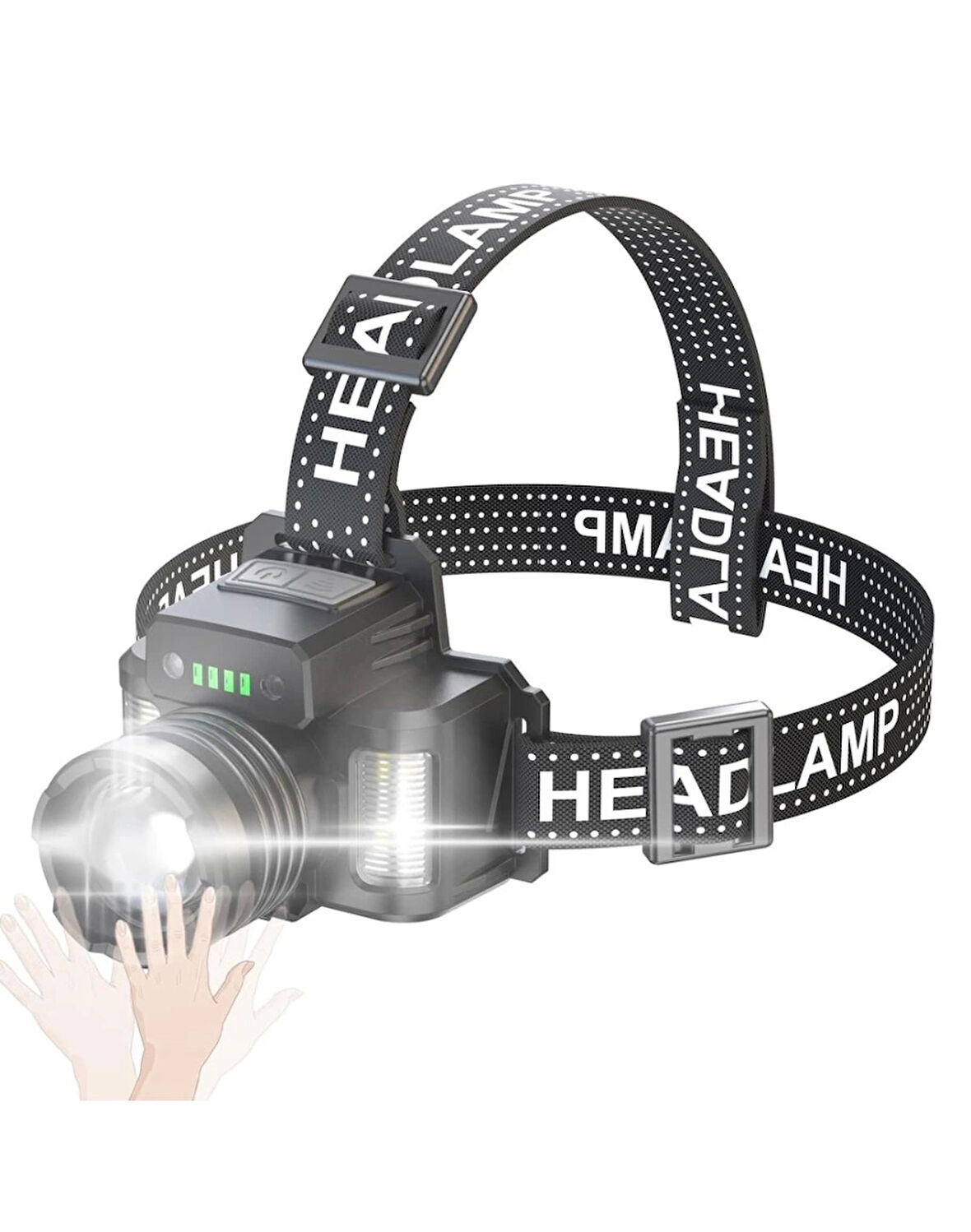 WATTON WT-625 SENSÖRLÜ CREE TG LED ŞARJLI KAFA LAMBASI