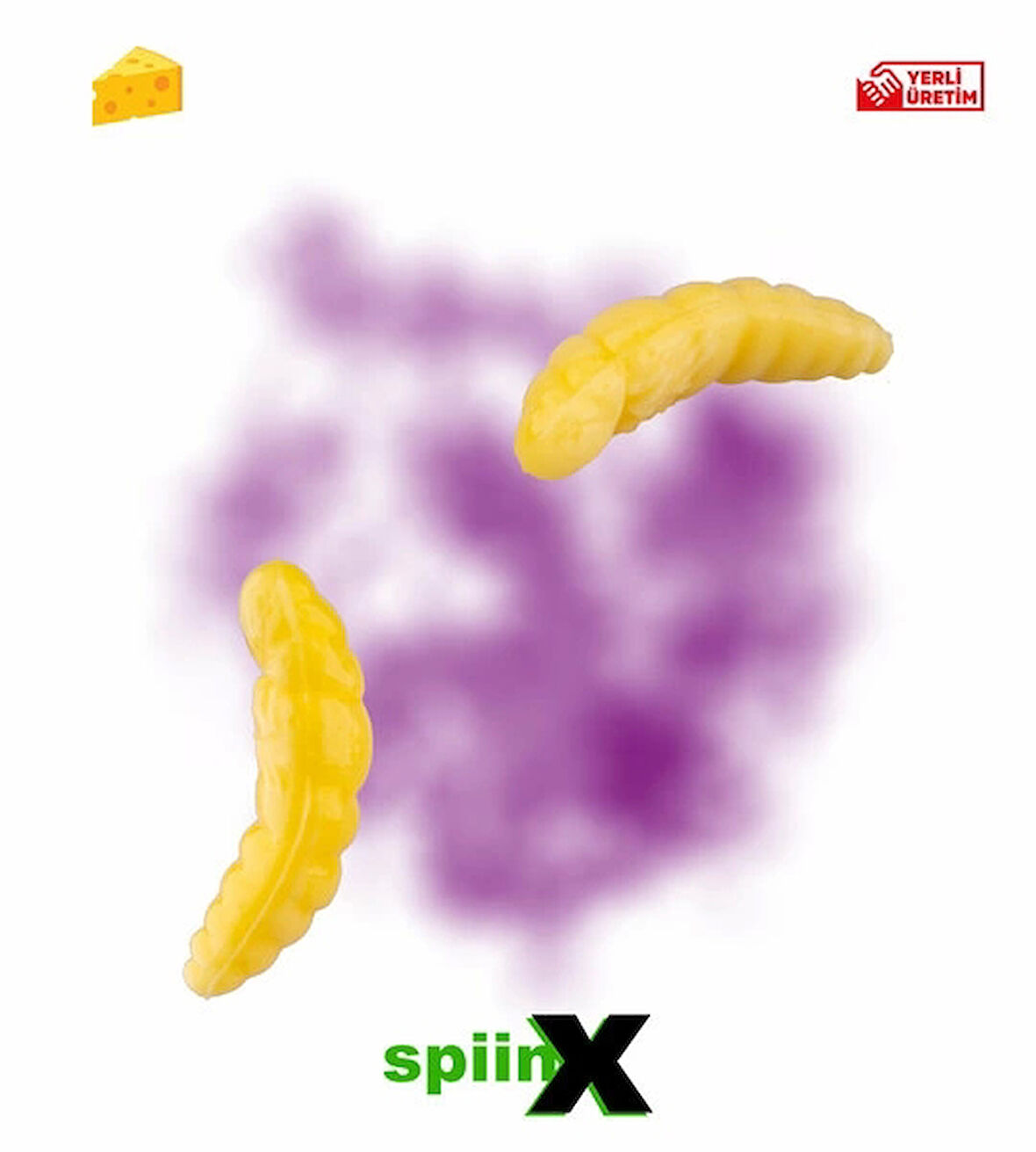 SPIINX PUPA SİLİKON YEM 35MM 12Lİ PEYNİR AROMALI UV Lİ RENK: HOT YELLOW