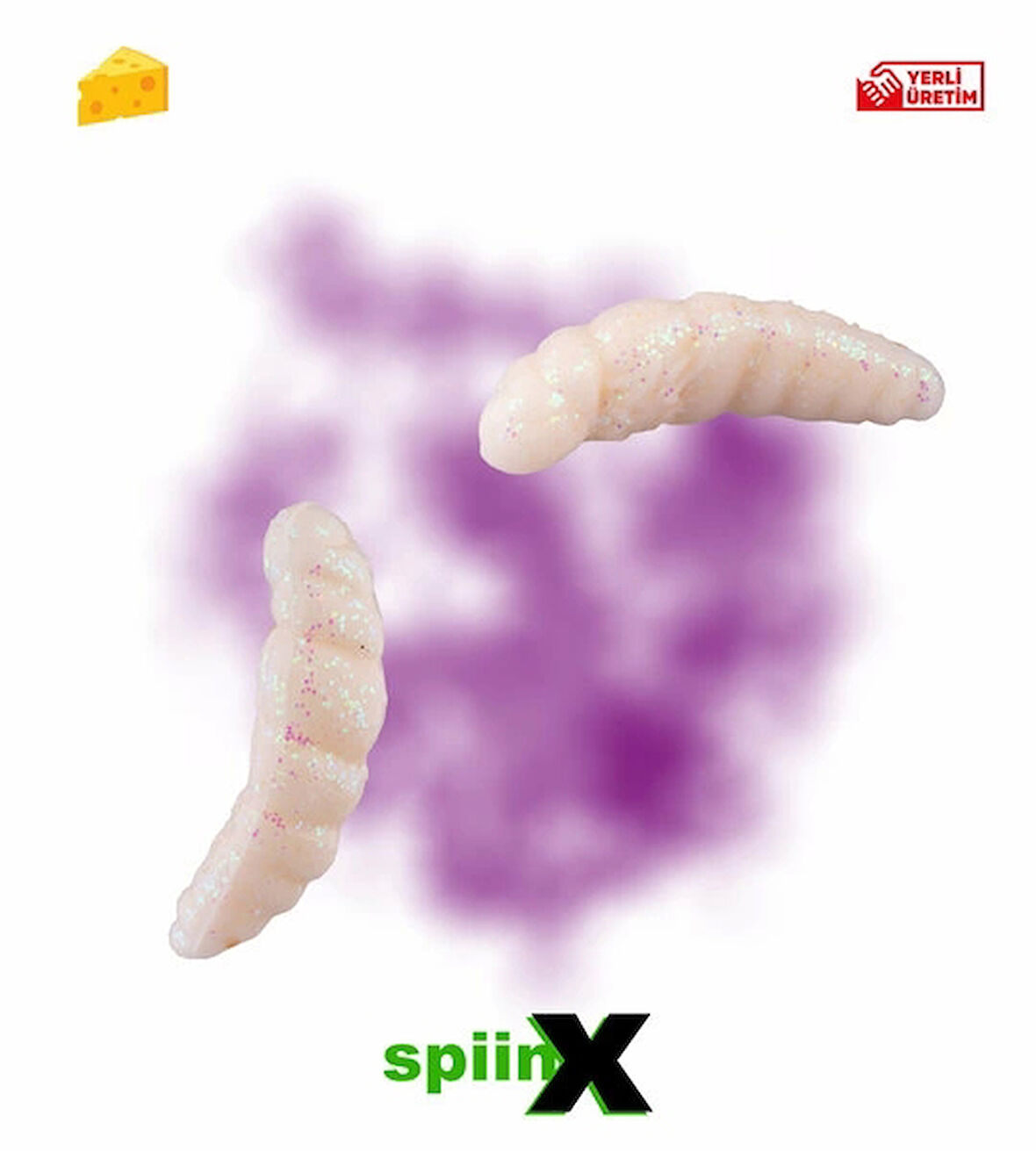 SPIINX PUPA SİLİKON YEM 35MM 12Lİ PEYNİR AROMALI RENK: CHEESE