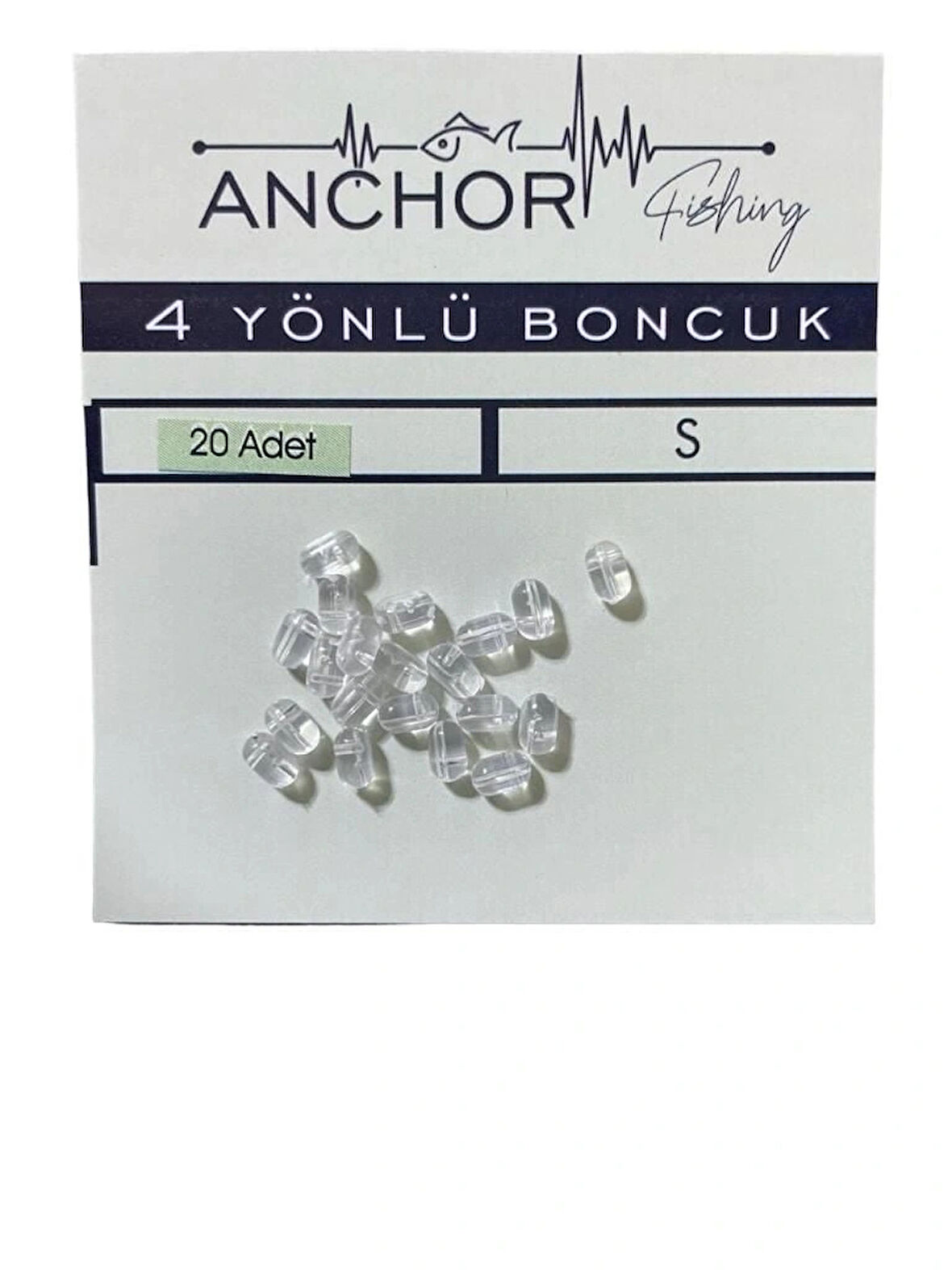 Anchor 4 Yollu Boncuk S Beden 20 li Paket