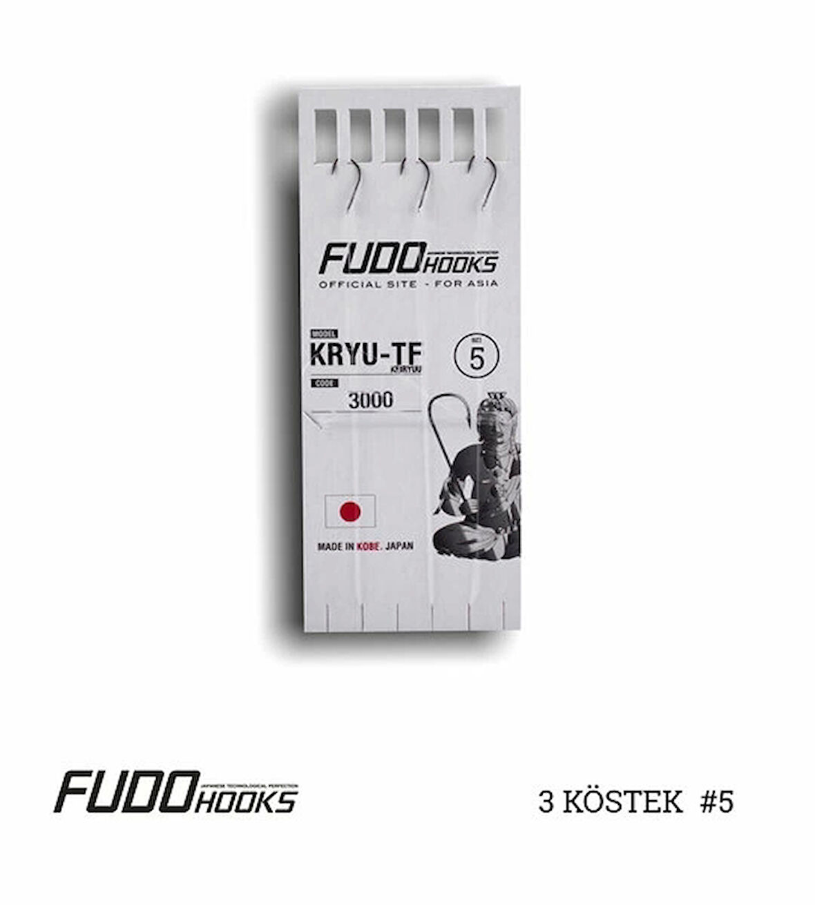 Fudo 1907 Yemli Takım 3 İğneli Hazır Beden İğne No:5