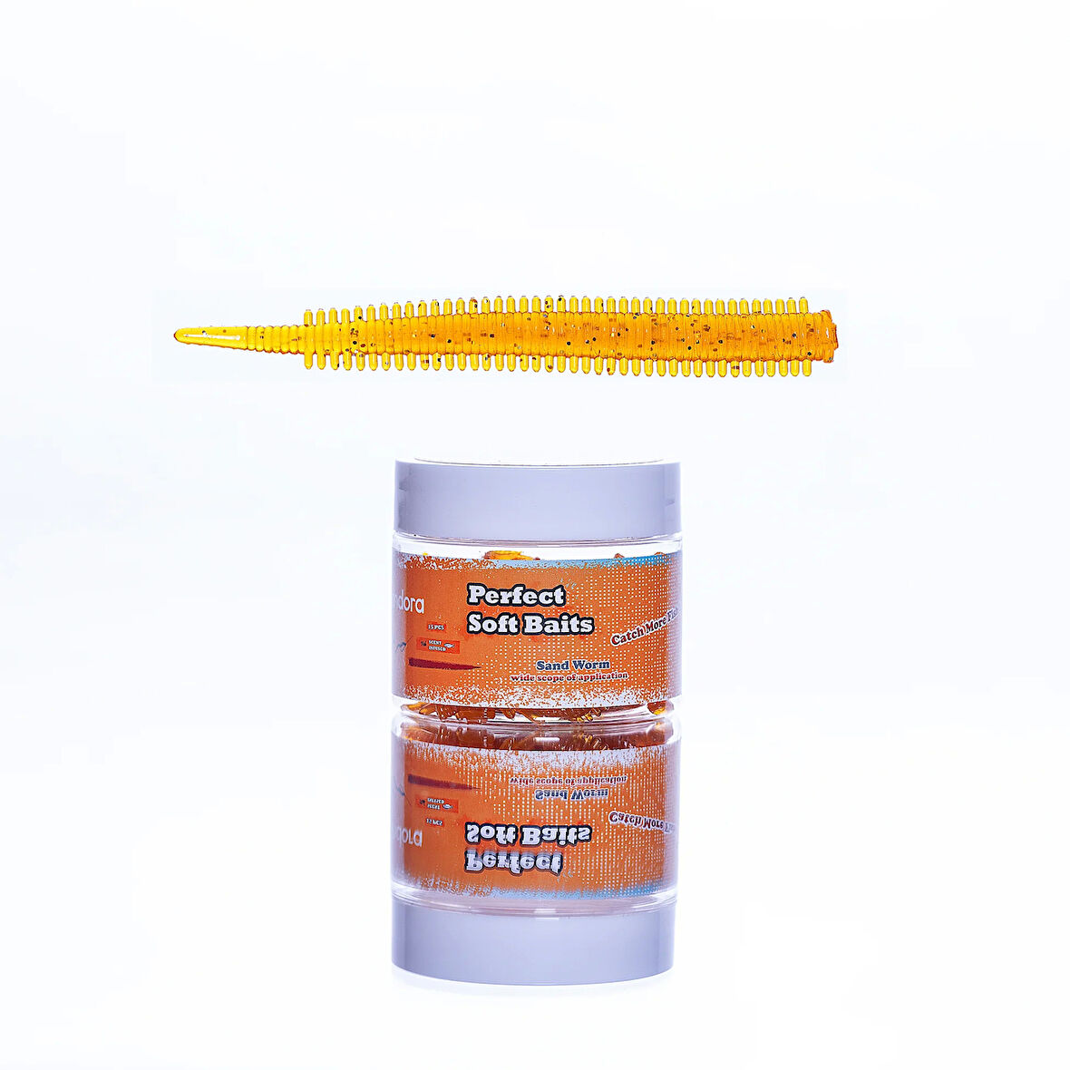 Pandora Kavanoz Perfect Soft Baits Sandworm 7cm Renk:Natural