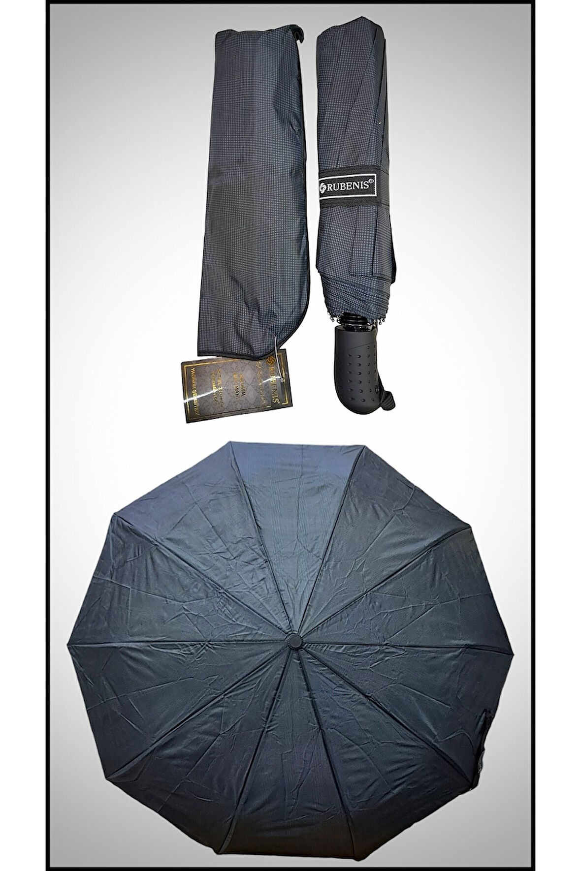 Otomatik 10 Telli 3 Kırmalı Şemsiye