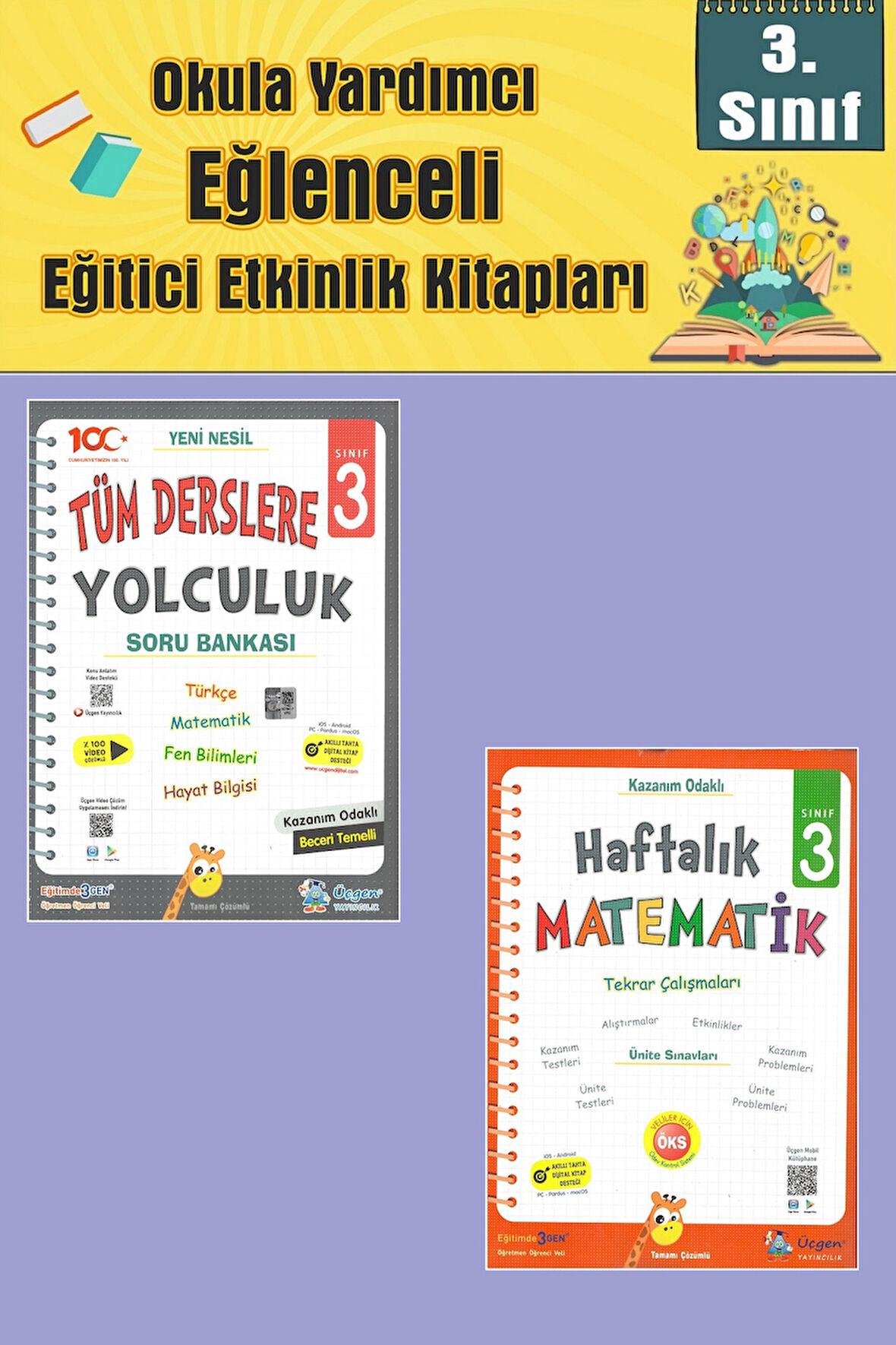 Üçgen 3.Sınıf Tüm Derslere Yolculuk+Haftalık Matematik