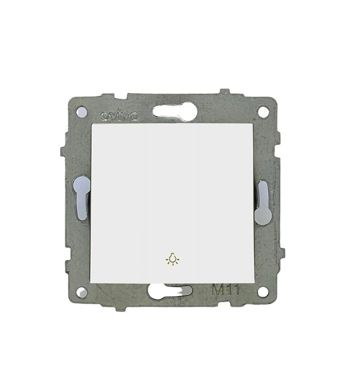 Tenda Grano Beyaz Zil Anahtarı Light ( 20 Adet ) ÇERÇEVE HARİÇTİR