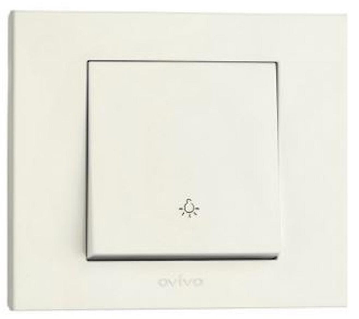 Tenda Grano Beyaz Zil Anahtarı Light ( 6 Adet )+Çerçeve Dahildir