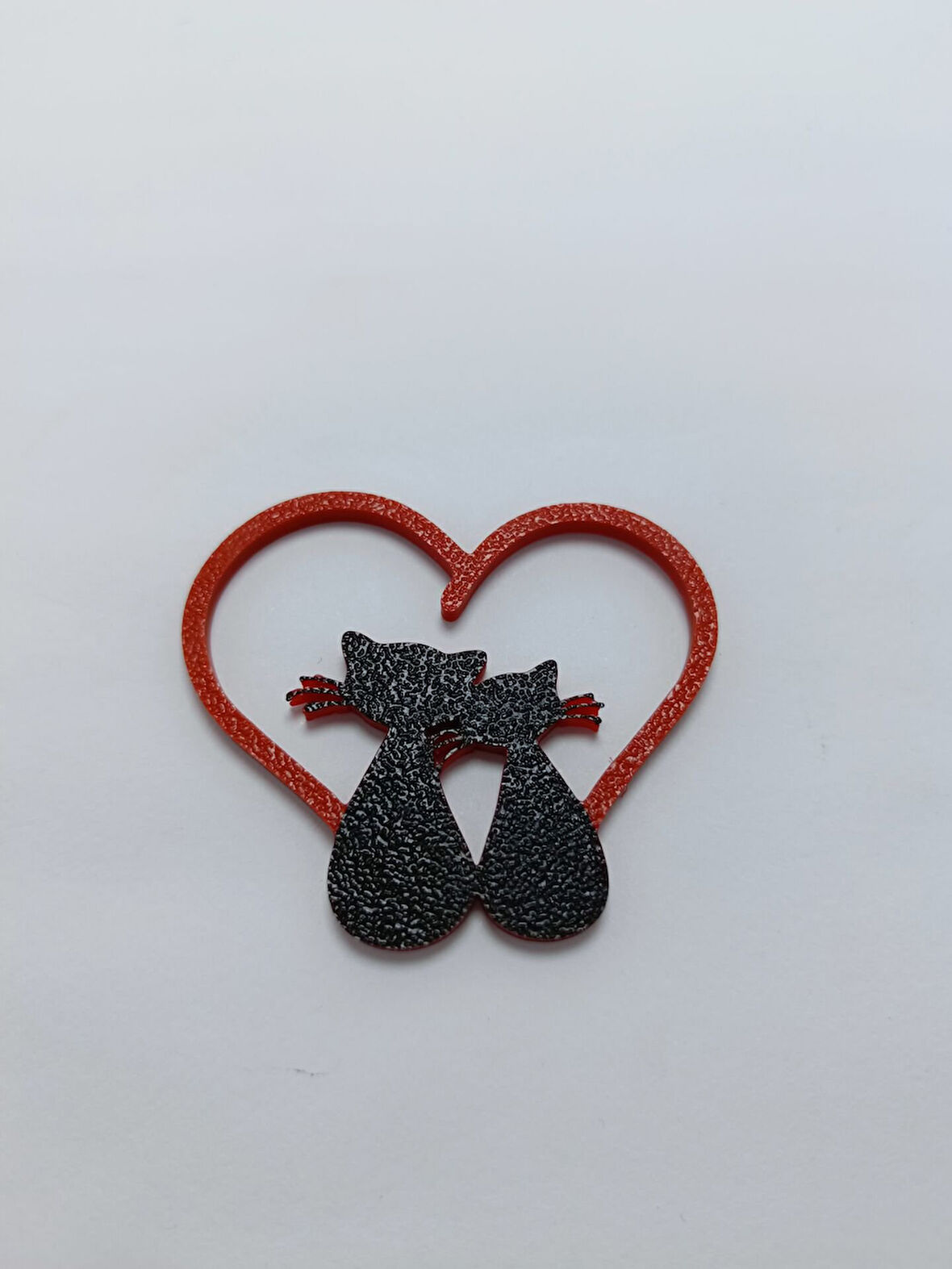 Kalp İçinde Kedi Aşkı  Magnet