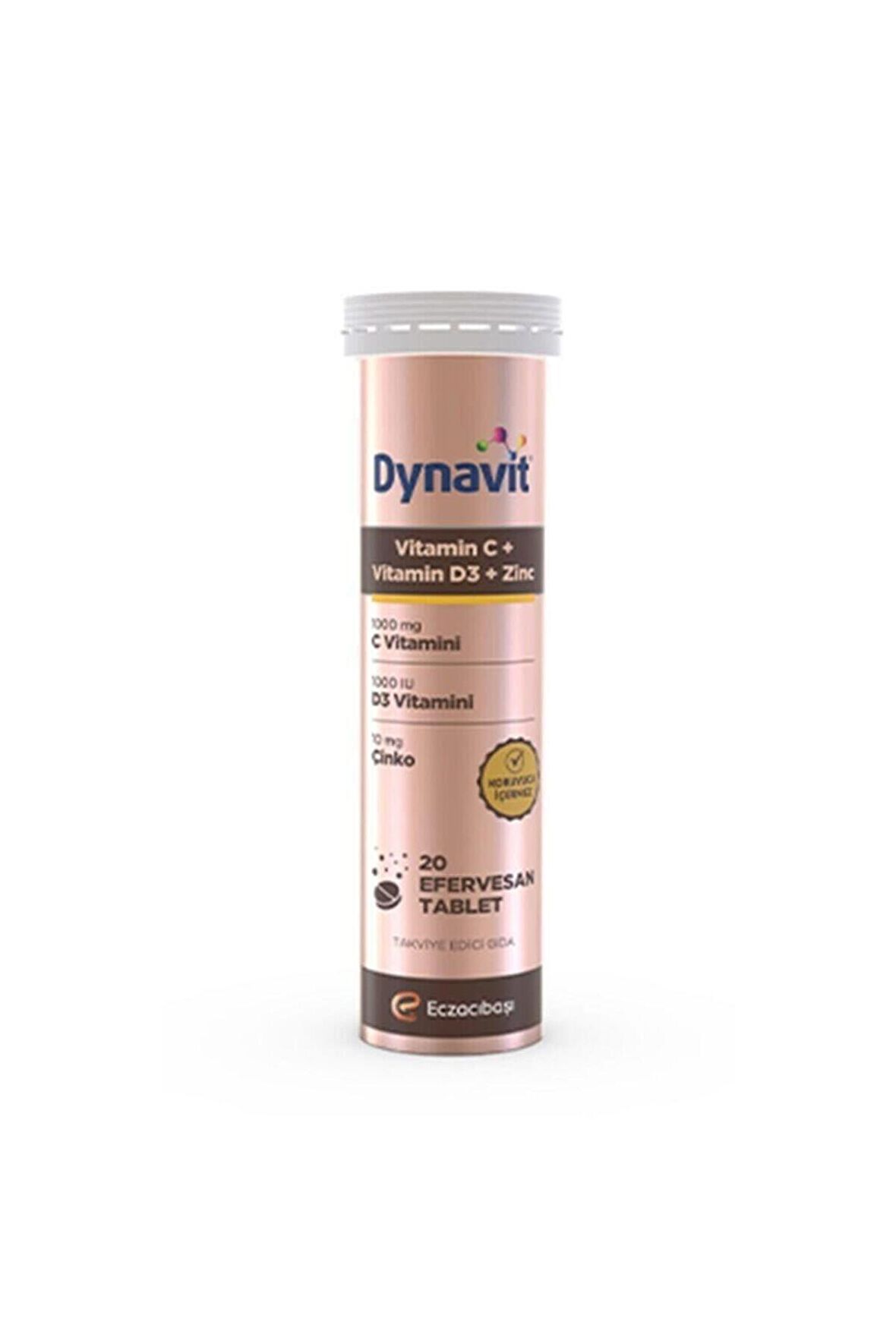 Vitamin C + Vitamin D3 + Zinc Efervesan 20 Tablet (DYT101)