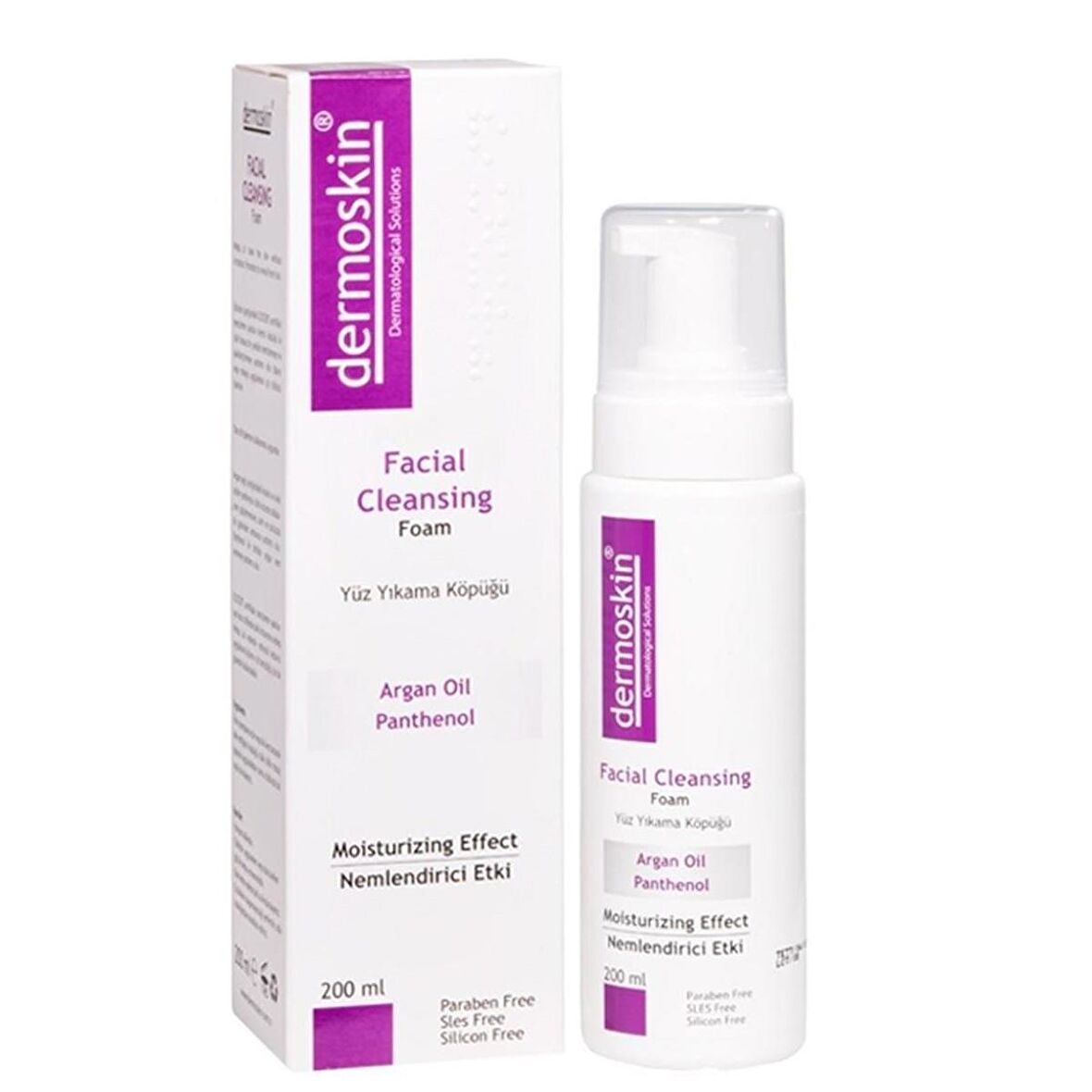 Dermoskin Facial Cleansing Foam 200 ml Yüz Temizleme Köpüğü (dermo101)