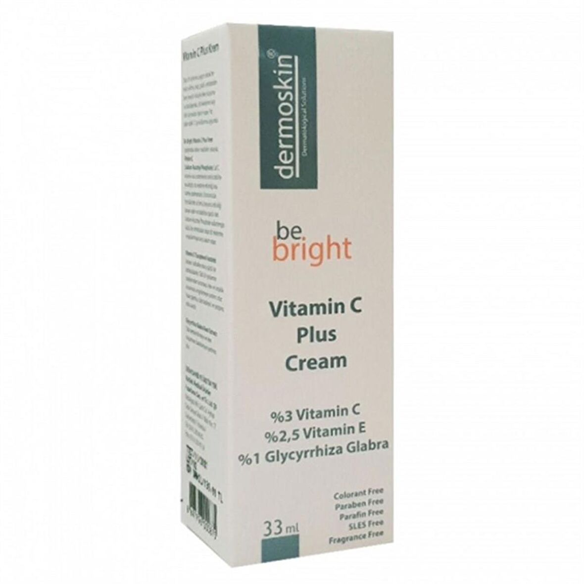 Dermoskin Be Bright Leke Giderici ve nemlendirici Vitamin C Plus Krem 33 ml (dermo101)