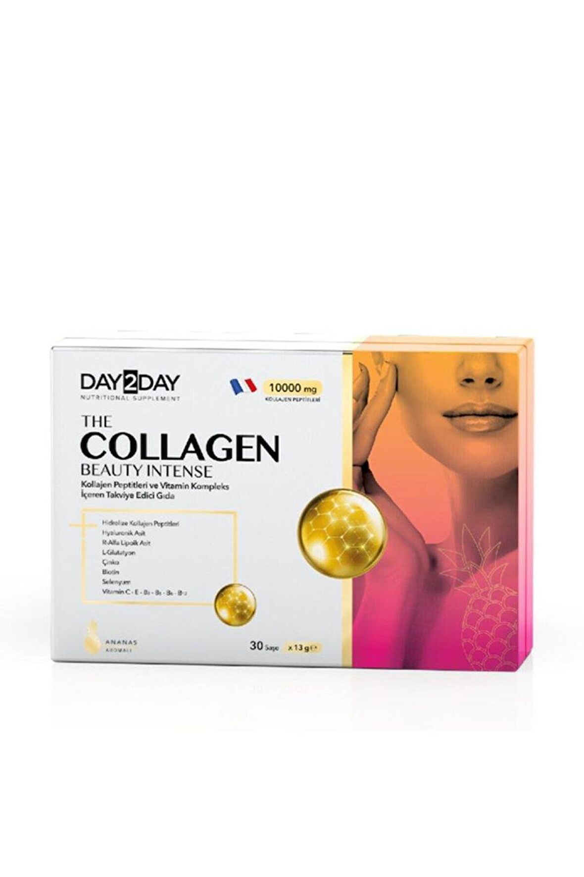 Day2Day The Collagen Beauty Intense Ananas 30 Saşe x 12 gr (day101)