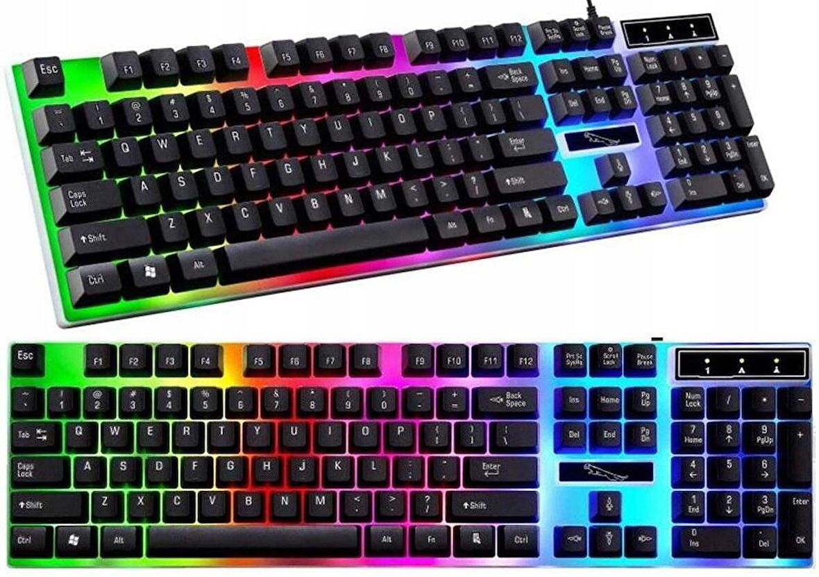 Concord C-59 Gökkuşağı Nefes Efektli Aydınlatma Gaming Oyuncu Klavye Q TR