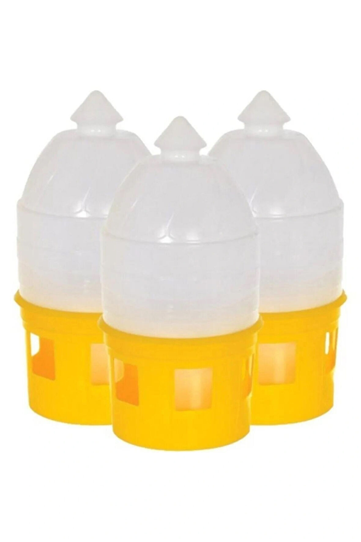 Güvercin Suluğu Kuplu 5 Litre Suluk 3 Adet Plastik