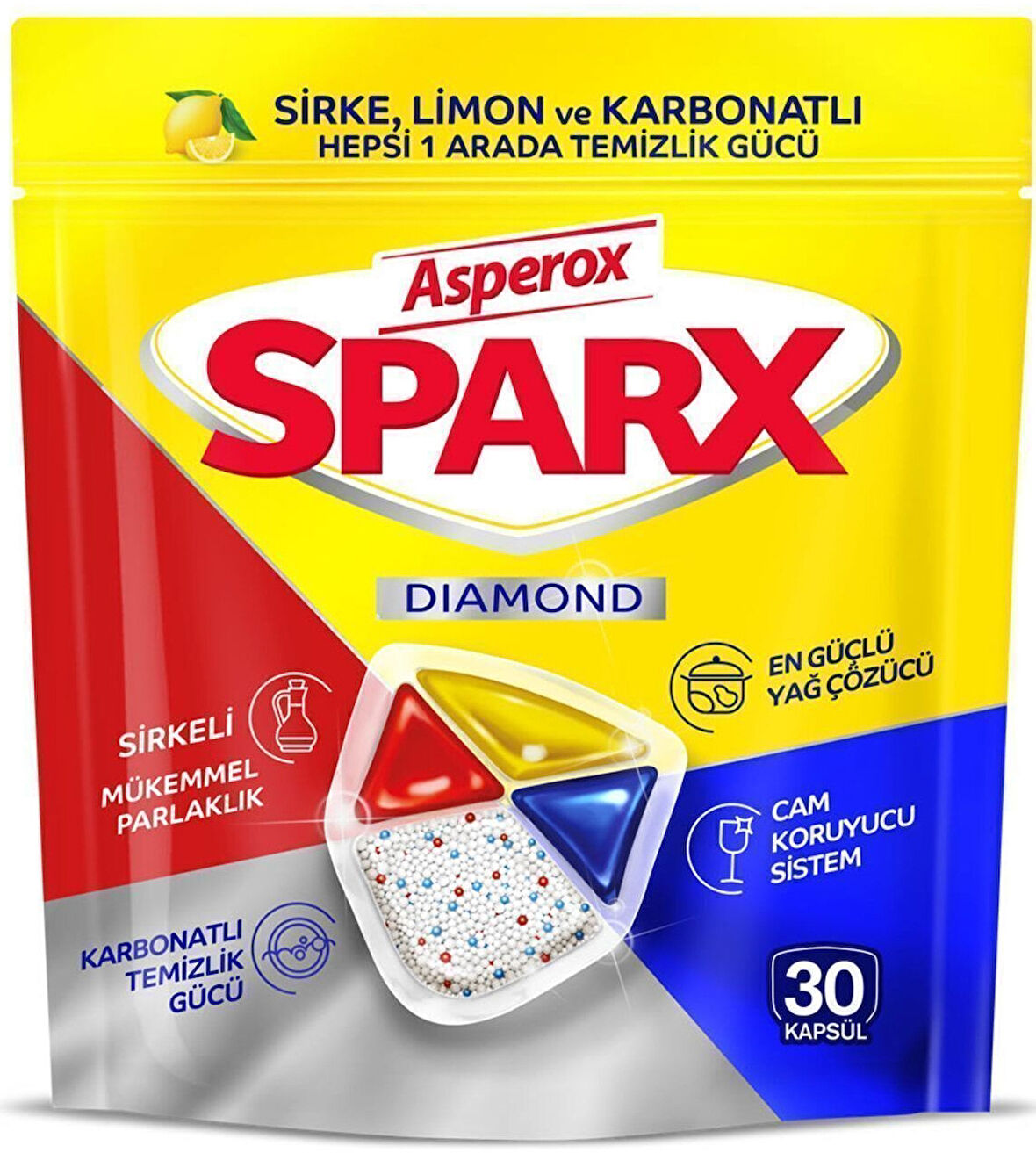 Asperox Sparx Bulaşık Makinesi Kapsülü 30 lu