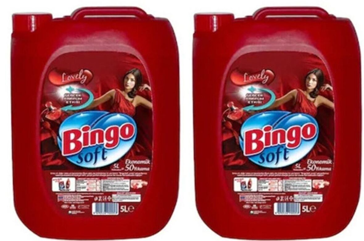 Bingo Soft Yumuşatıcı Lovely 5 lt x 2 Adet