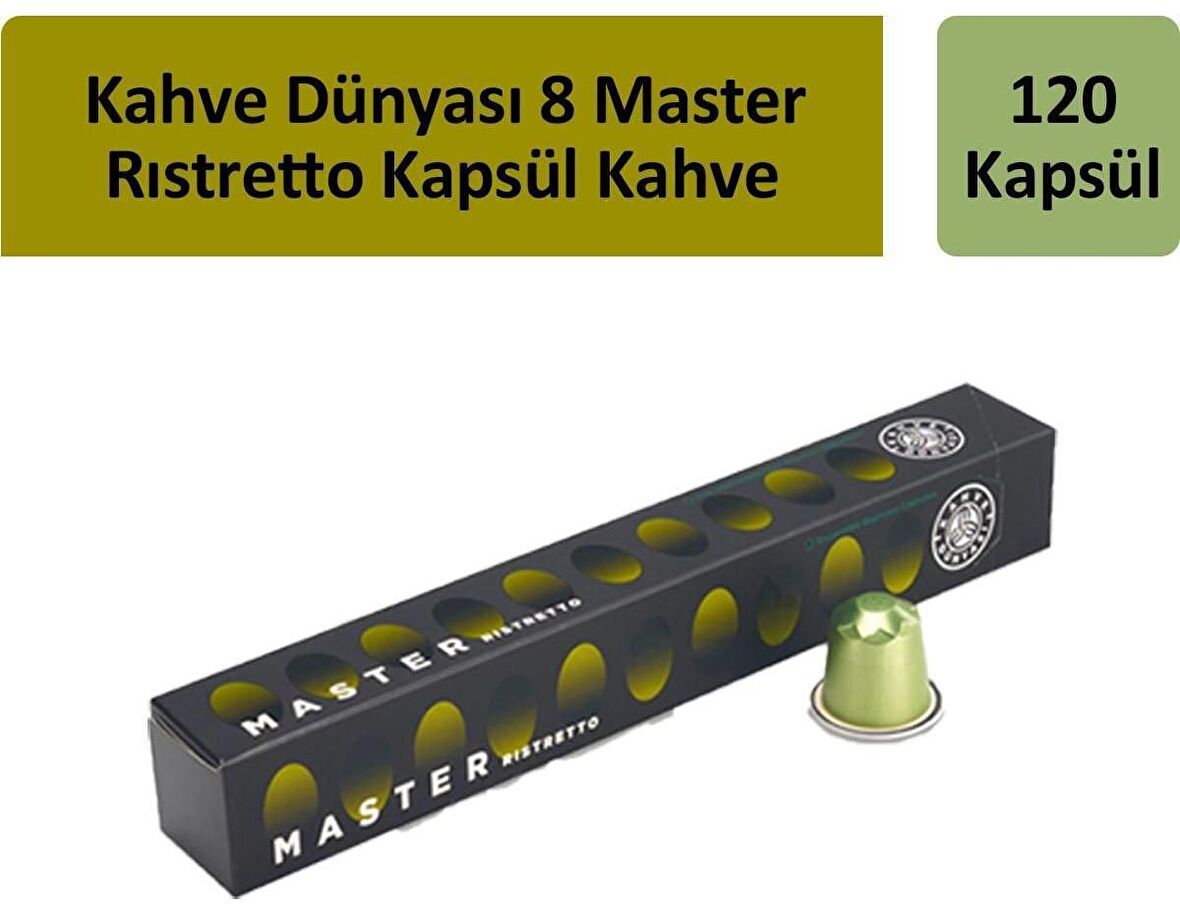 Kahve Dünyası Ristretto Kapsül Kahve 10 lu x 12 Adet