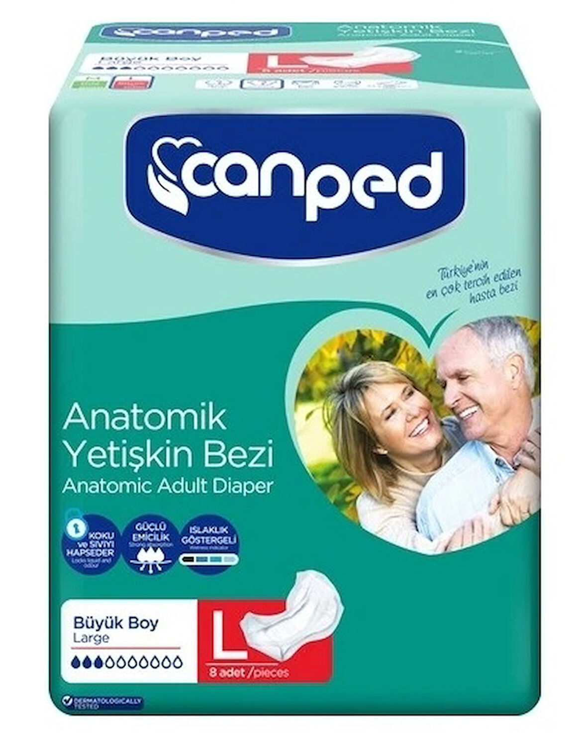 Canped Anatomik Hastabezi Normal Büyük 8 lii