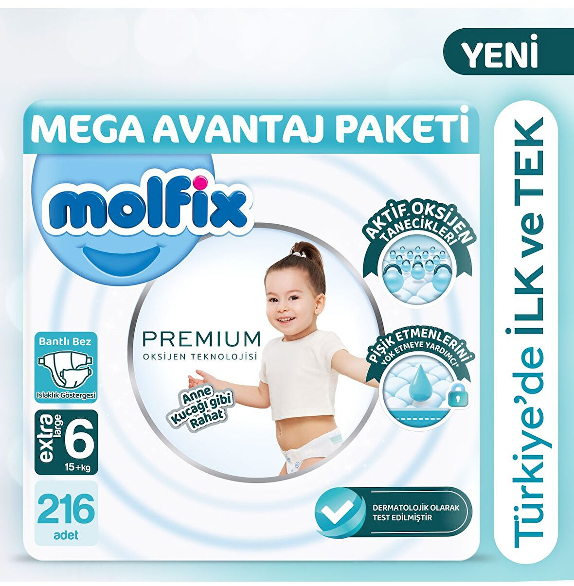 Molfix Premium Ultra Fırsat Paketi 6 No 54 lü x 4 Adet